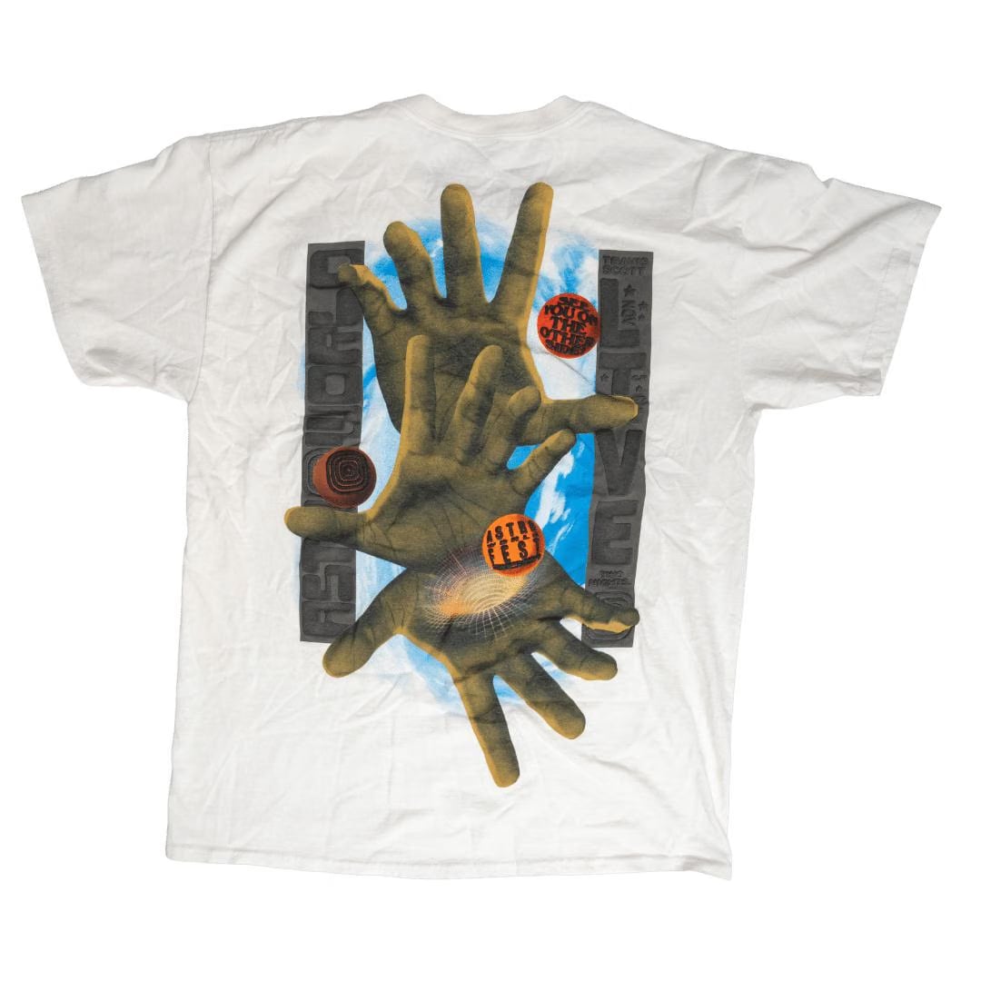 Travis Scott Astroworld Three Hands tee