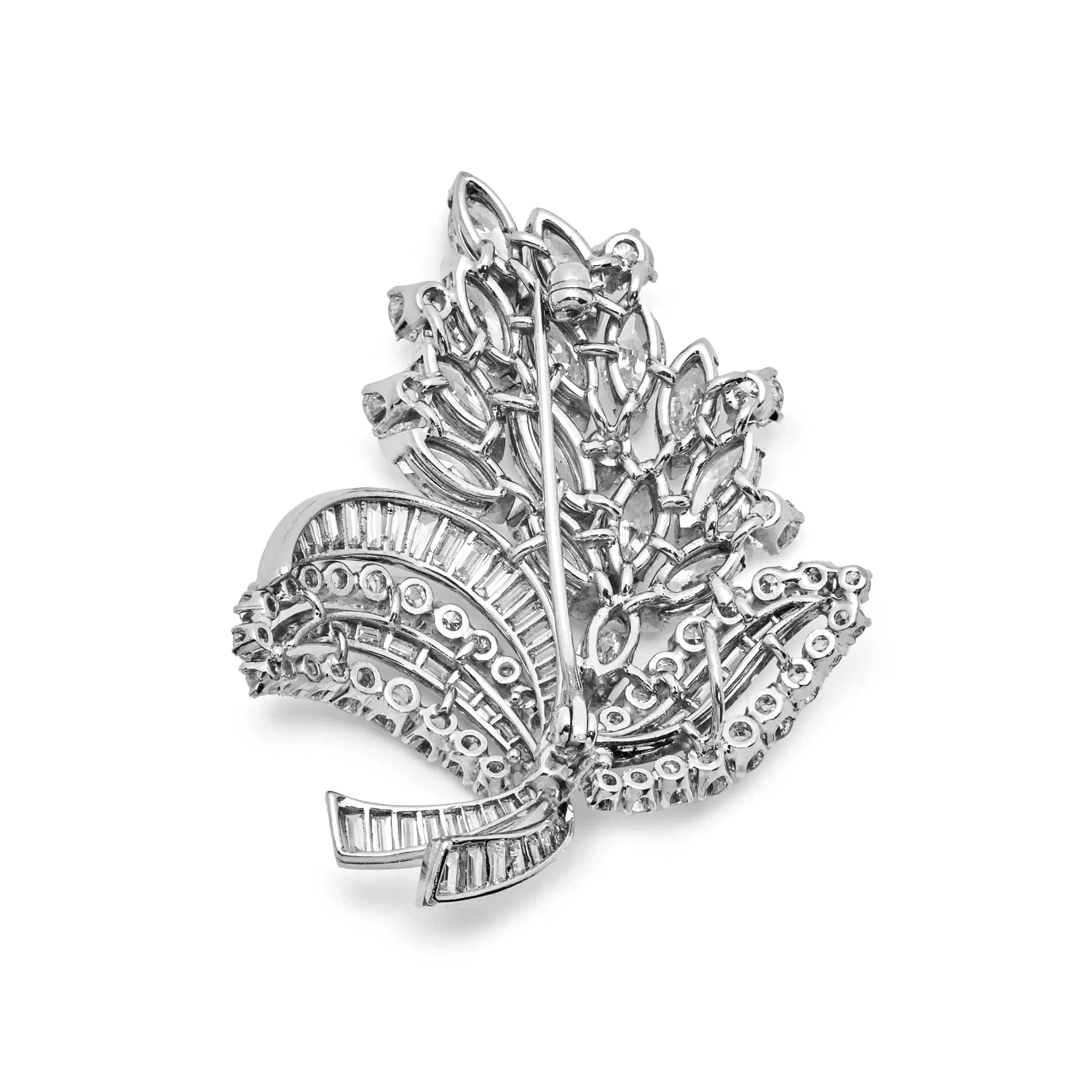 Jewels Aficionado Vintage Diamond Bouquet Brooch