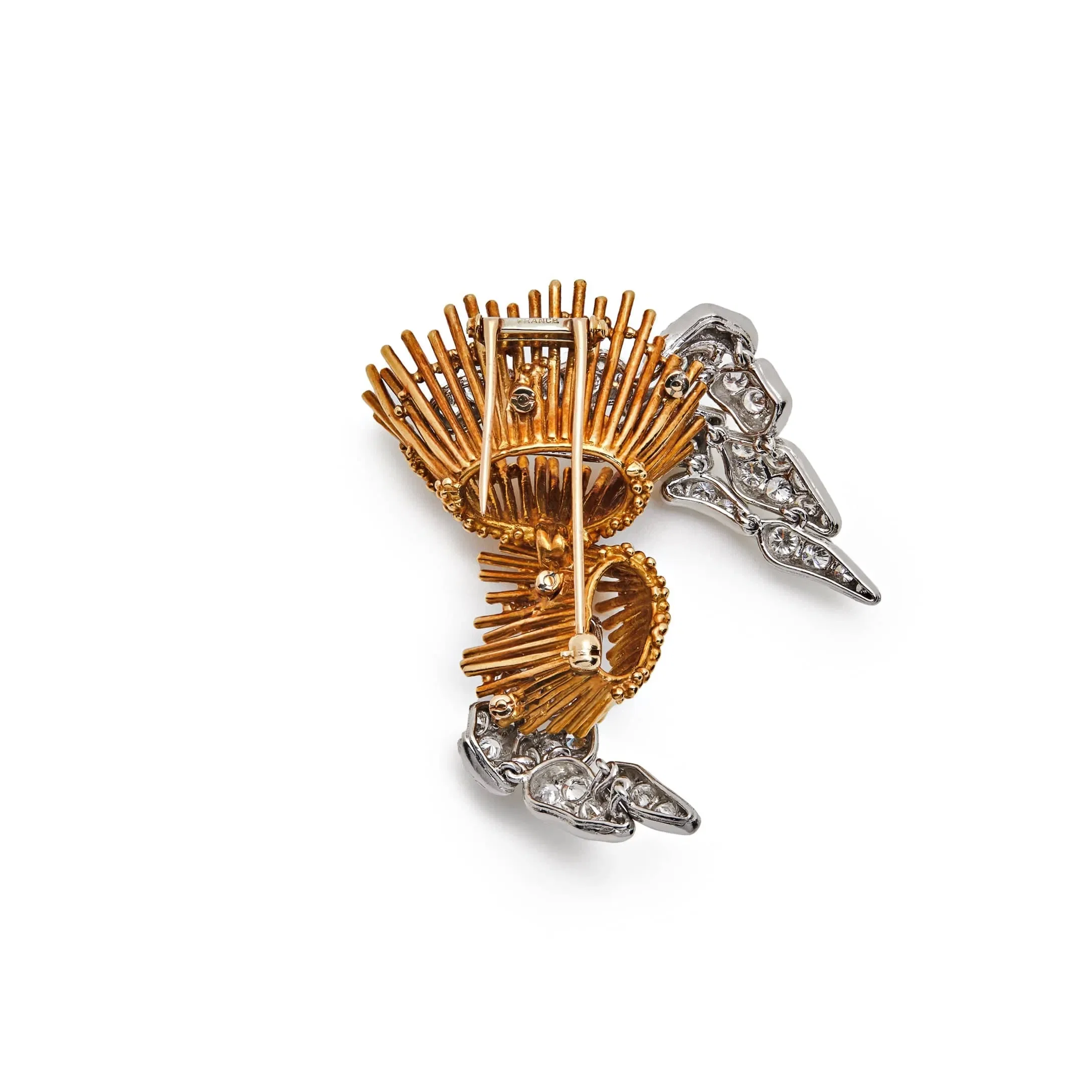 Jewels Aficionado Mixed Metal Vintage Brooch