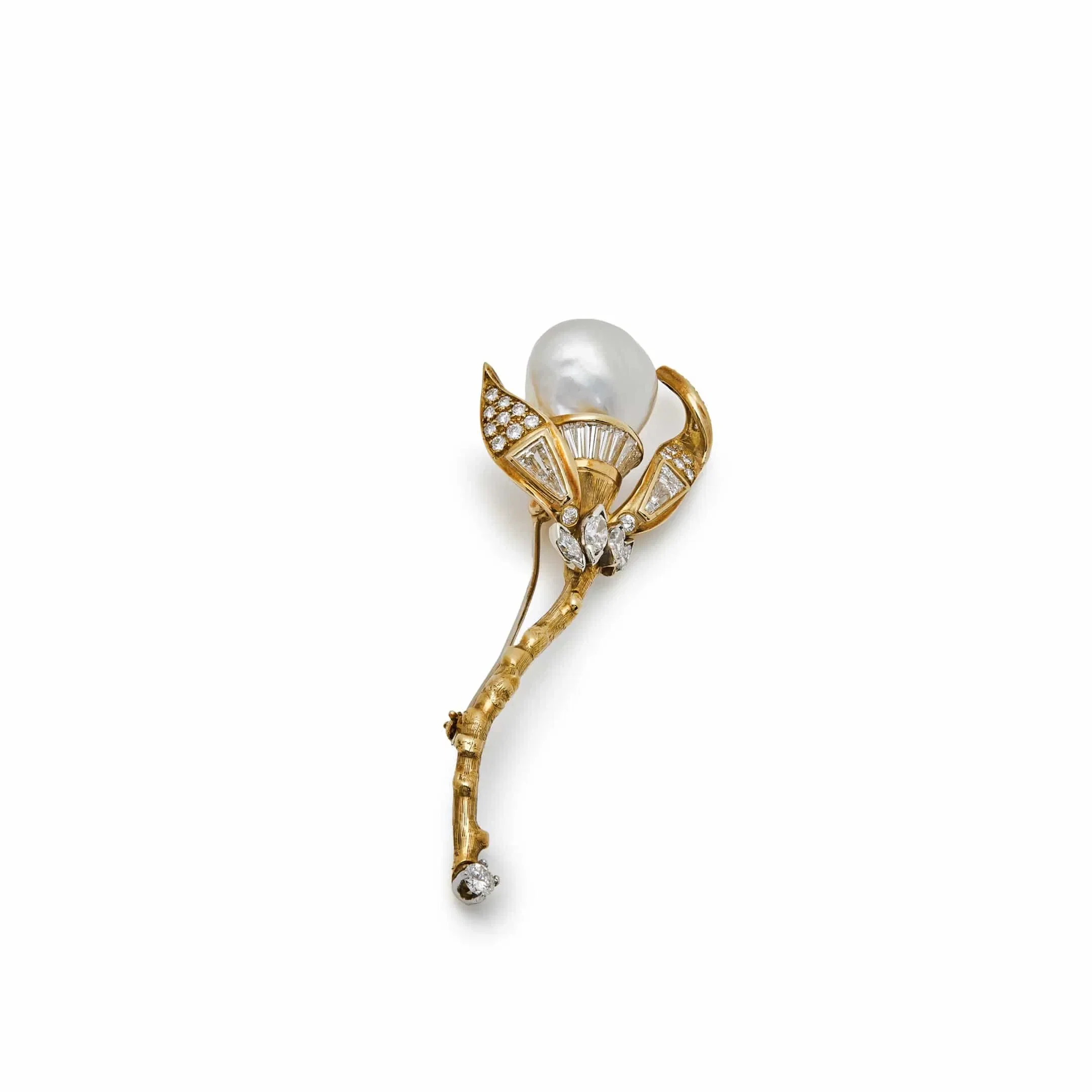 Jewels Aficionado Pearl Posy Brooch