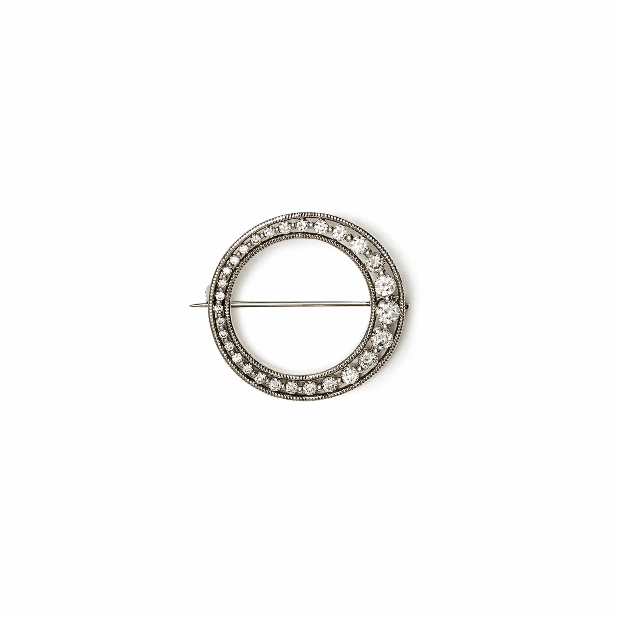Jewels Aficionado Vintage Crescent Brooch