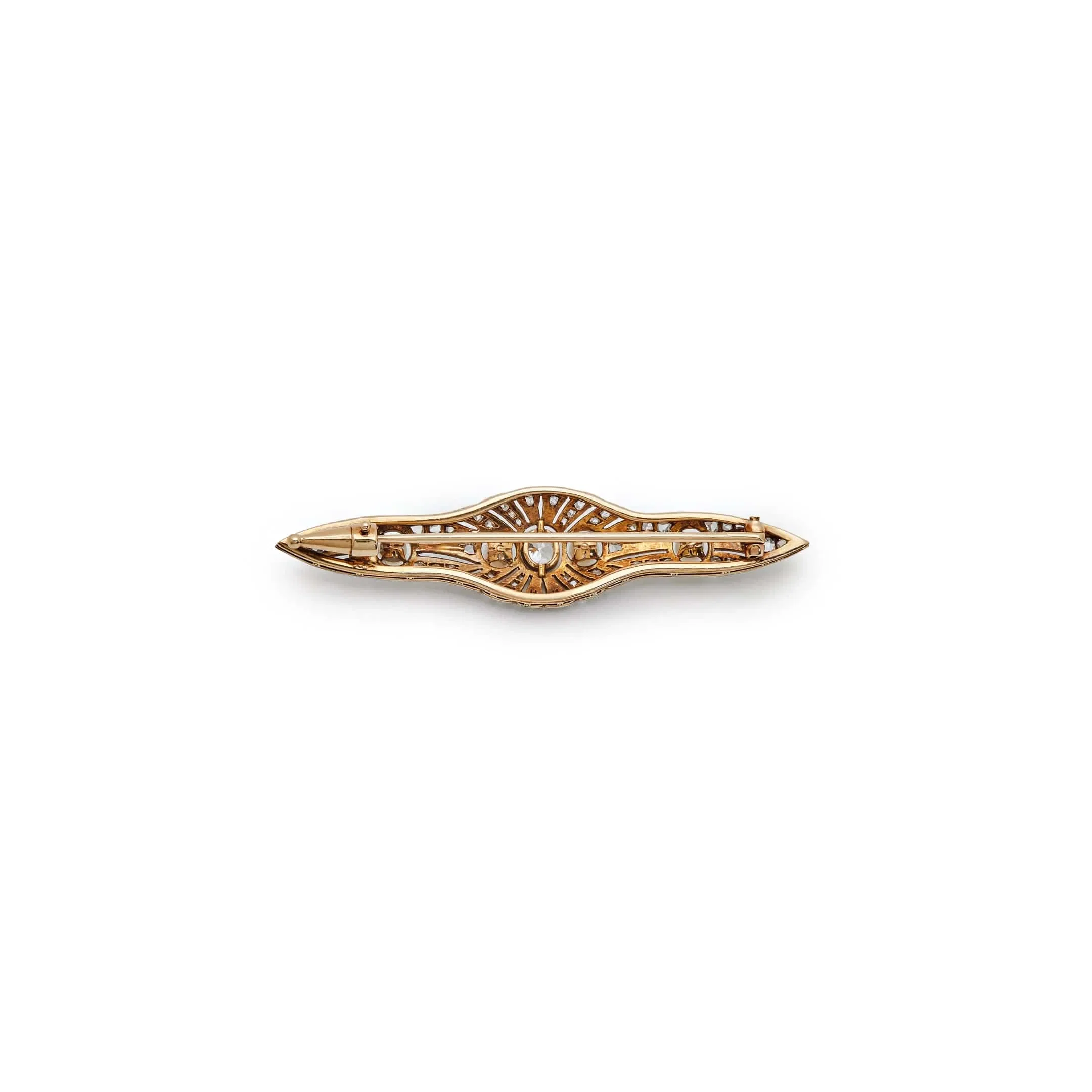 Jewels Aficionado Antique Pearl and Diamond Brooch