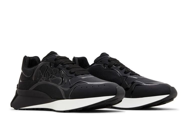 Alexander McQueen Sprint Runner Black White