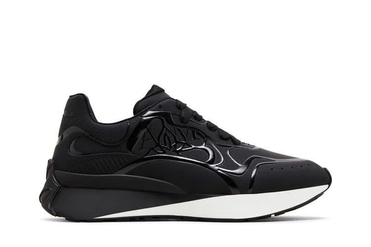 Alexander McQueen Sprint Runner Black White