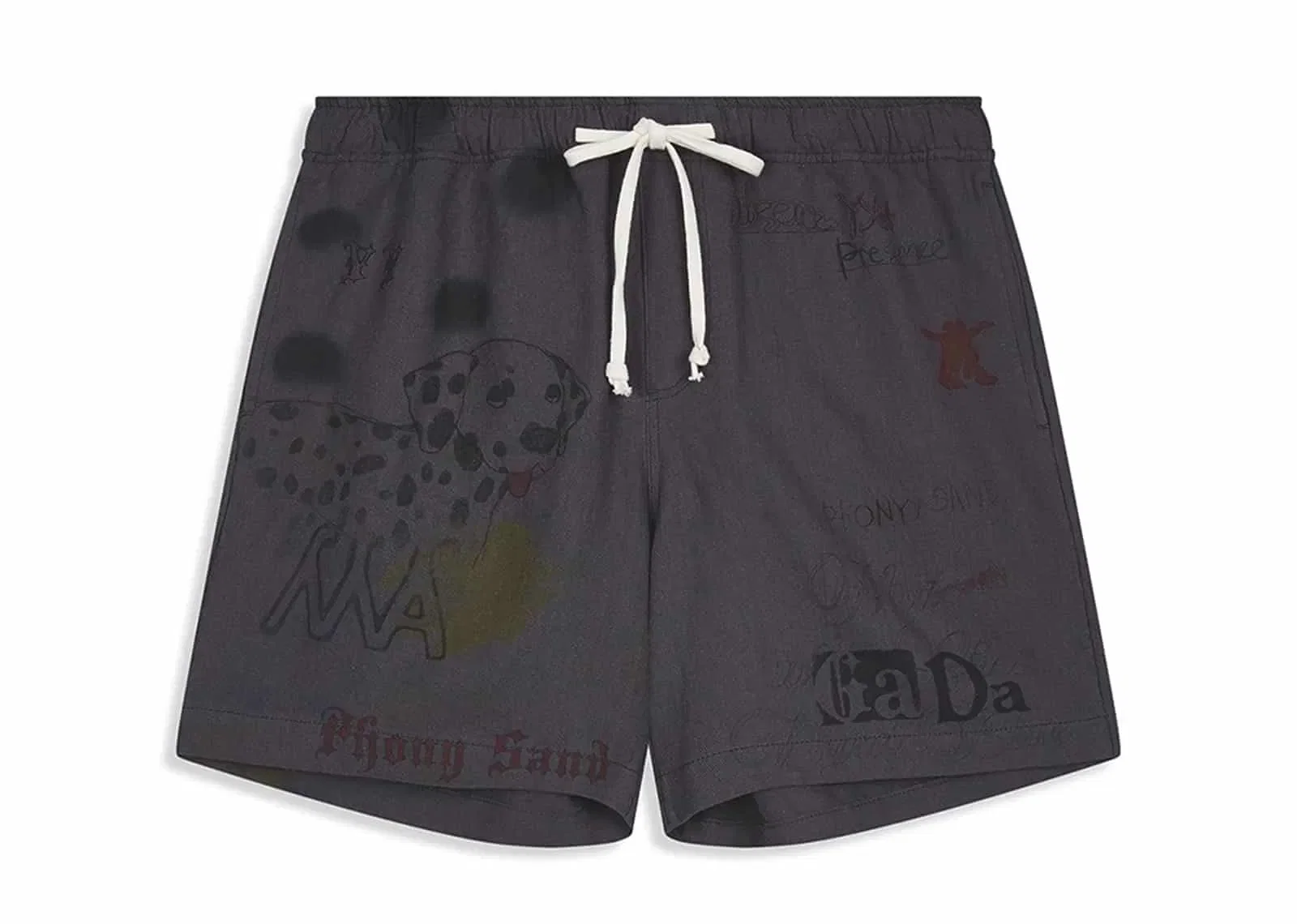 Open YY Pet Club Dalmatian Shorts Grey