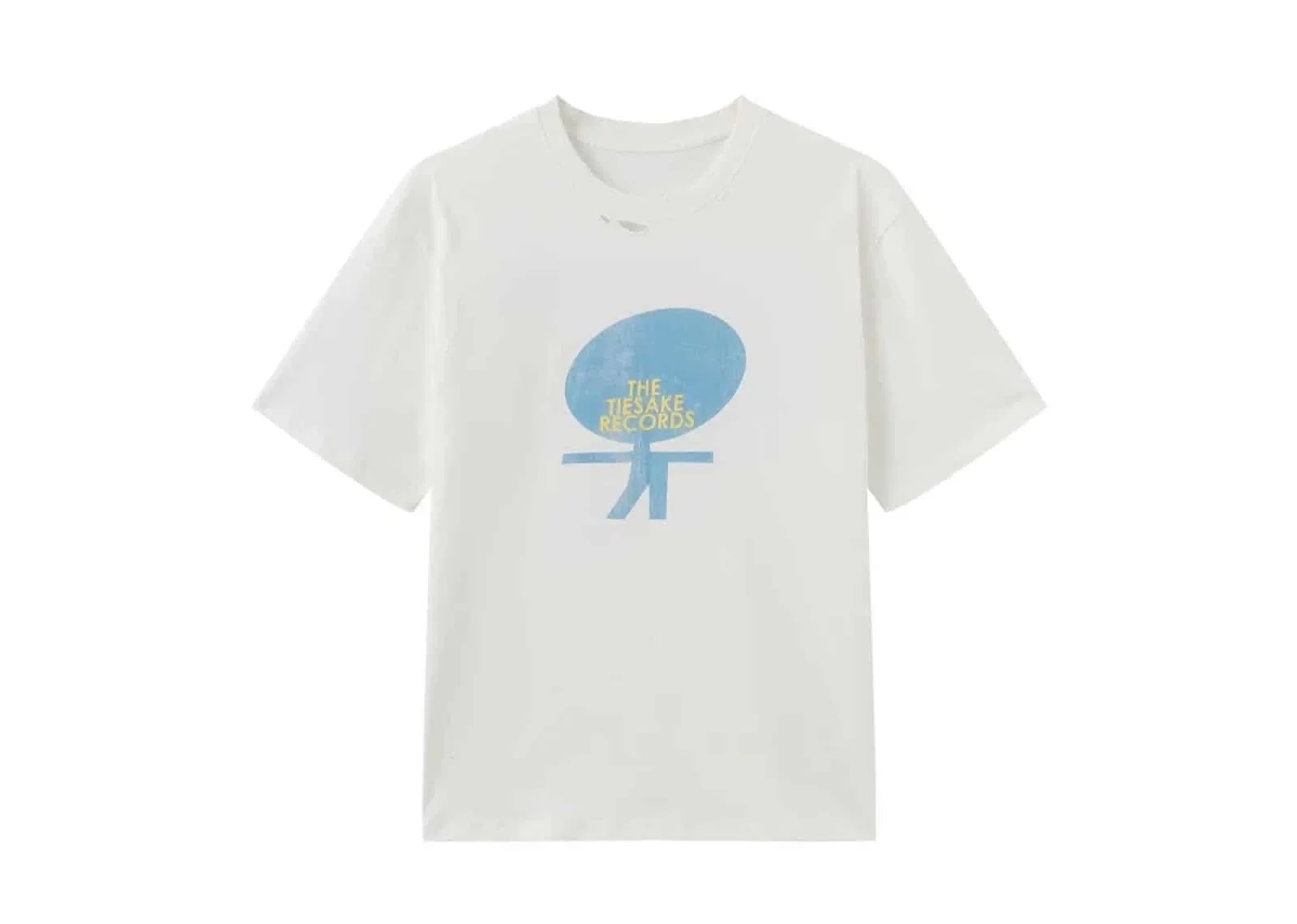 Tiesake Pool Keeper Records Tee White