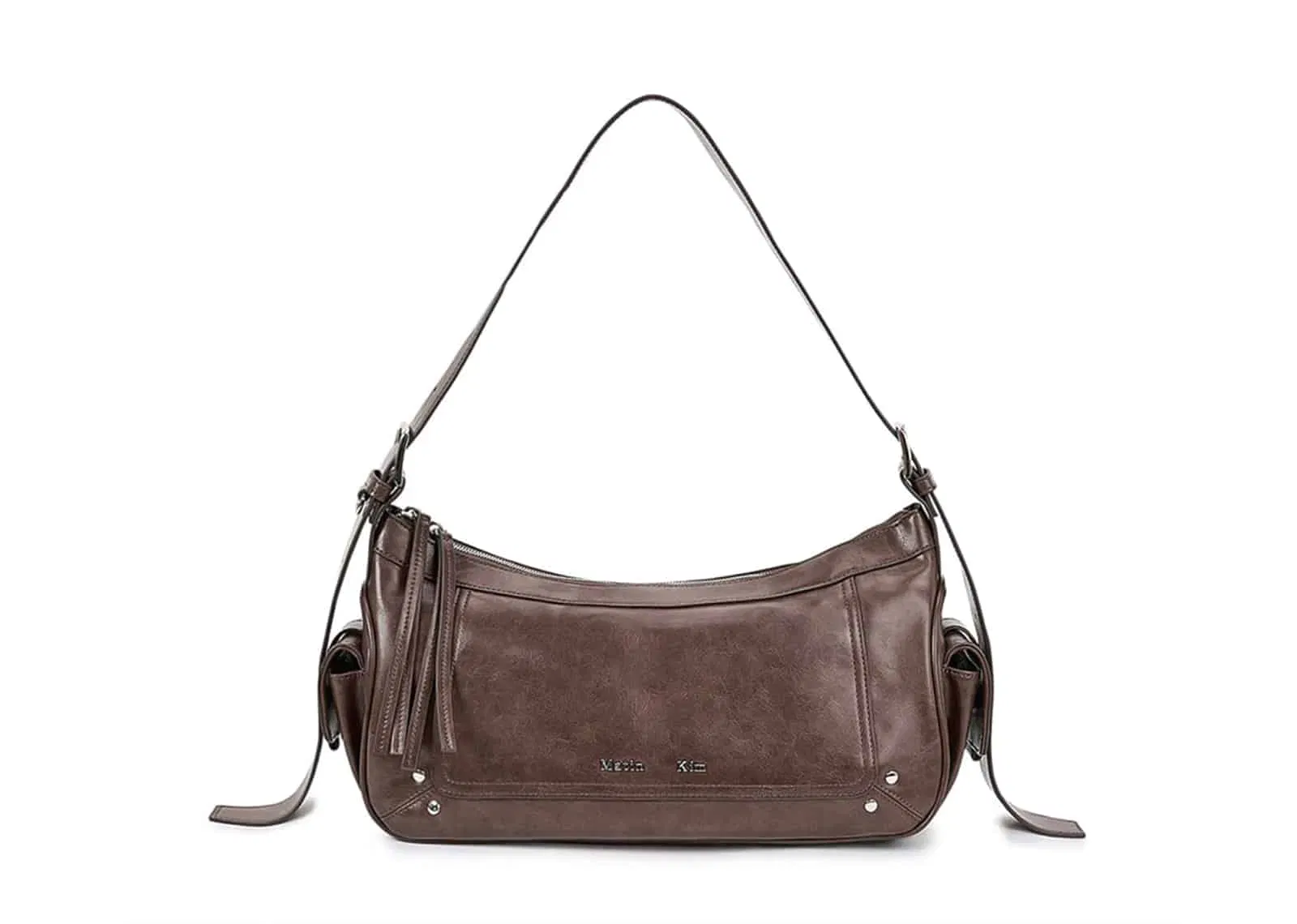 Matin Kim Rivet Point Quad Shoulder Bag Brown BG052