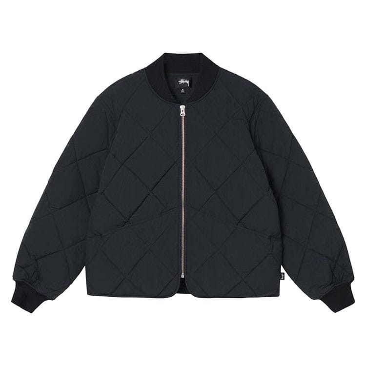 Stussy Dice Quilted Liner Jacket Black