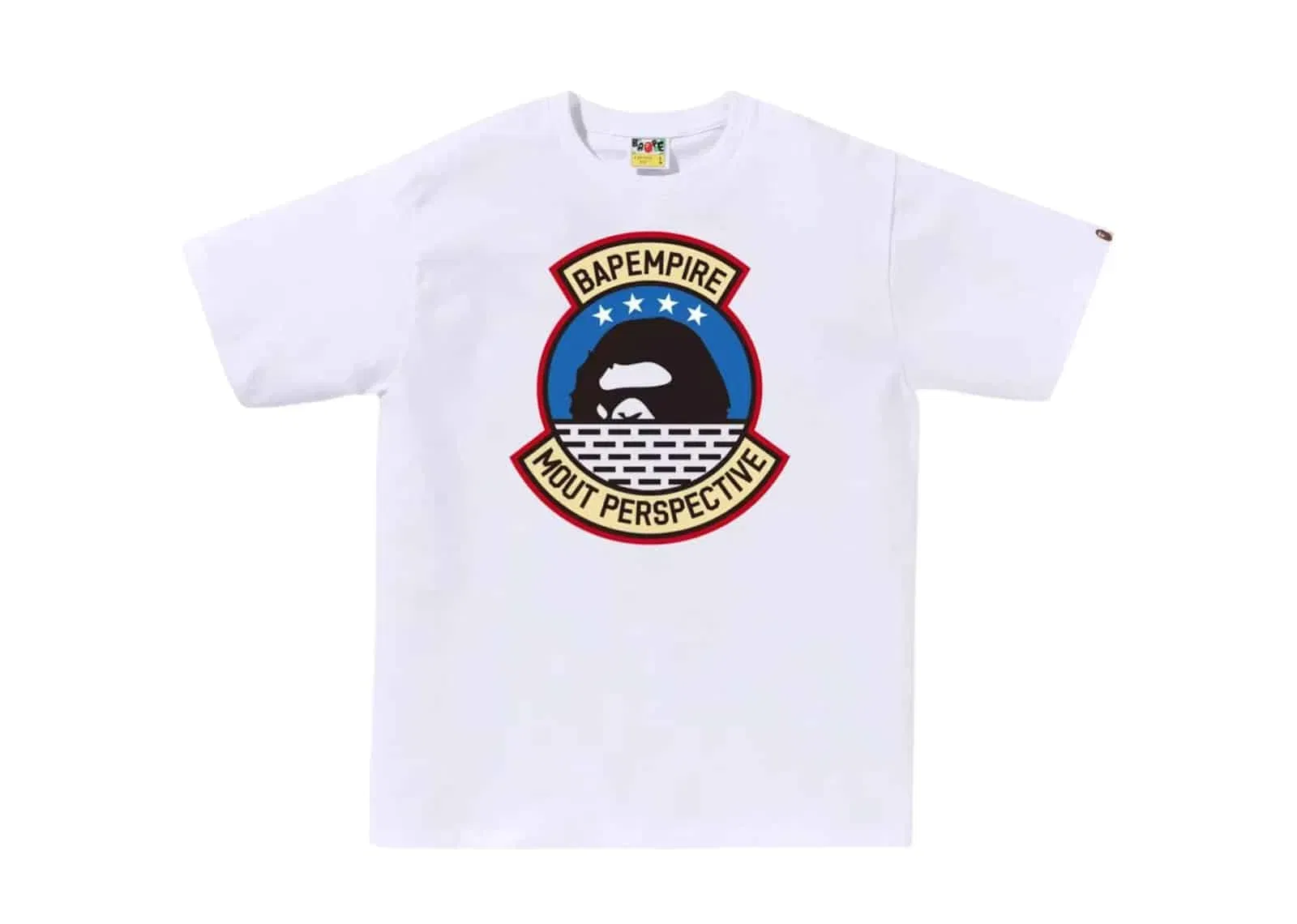 BAPE Bapempire Logo Tee White