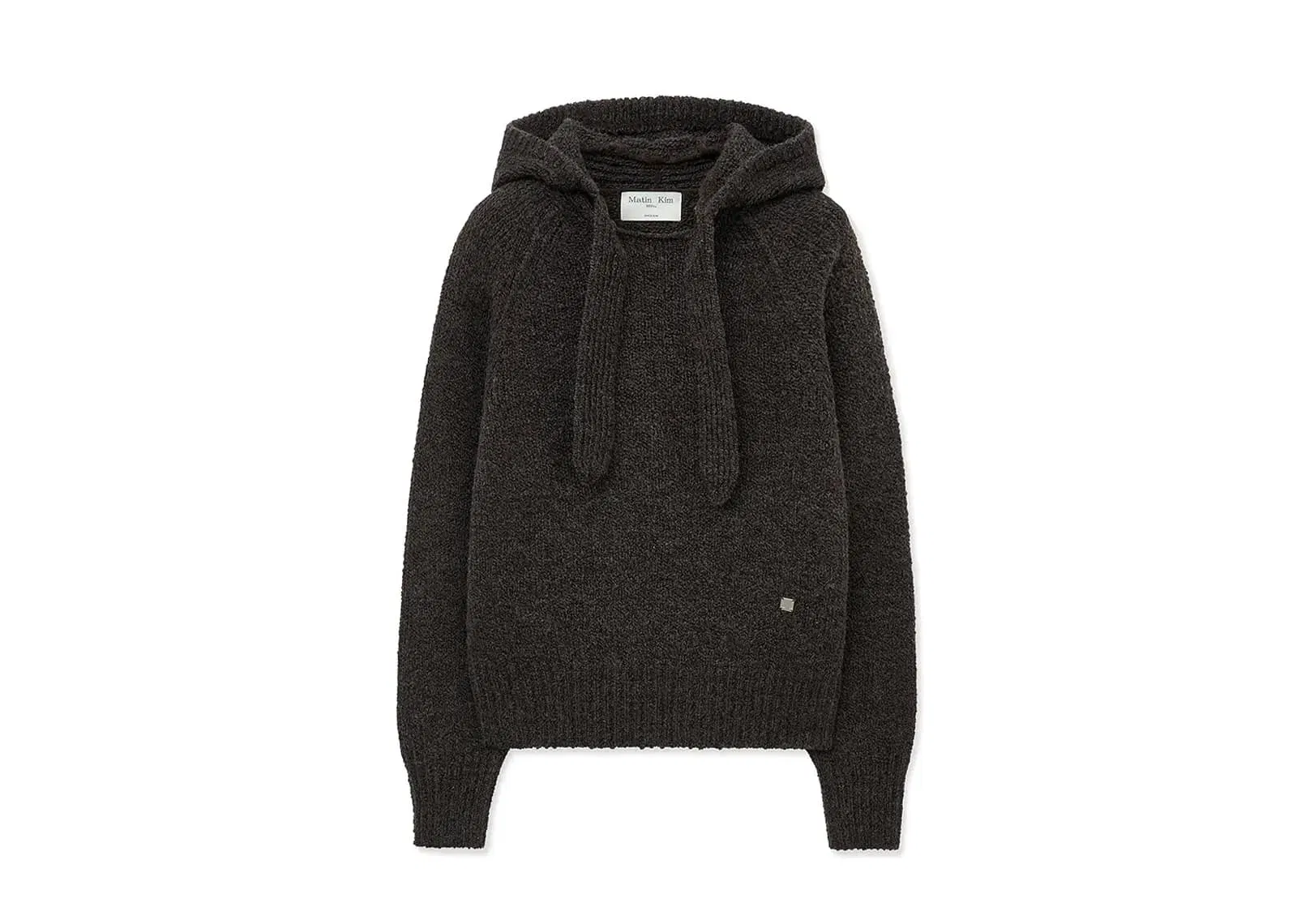 Matin Kim Muffler Point Hoody Pullover Brown PO022