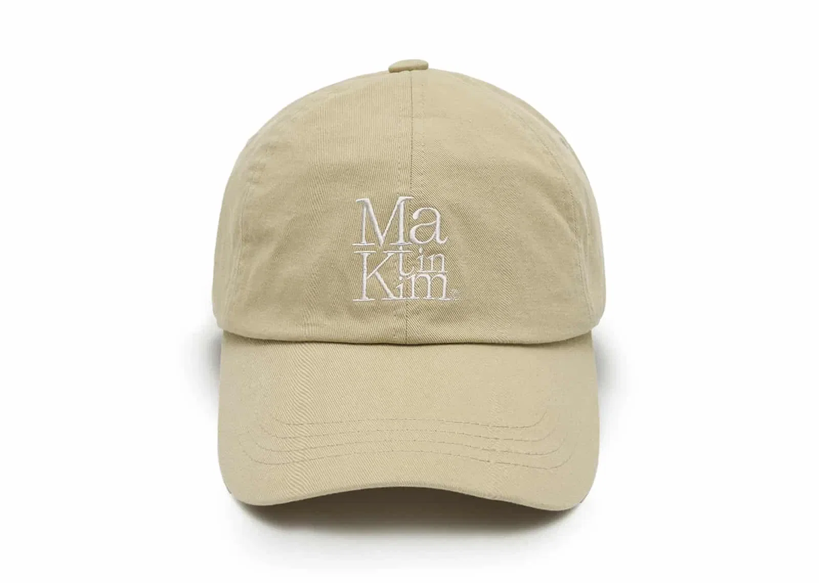 Matin Kim Matin Block Logo Ball Cap Beige HT045