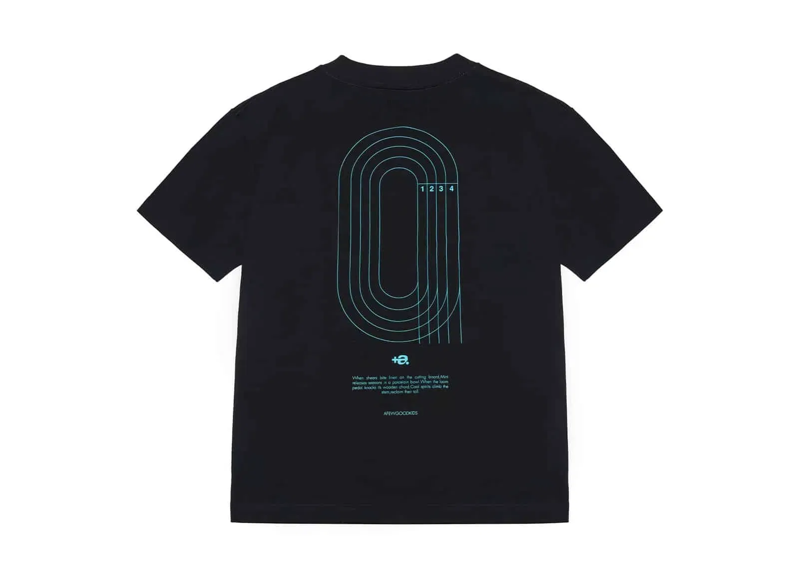 A Few Good Kids 26SS Sports Series Mint Solona Track Tee Black