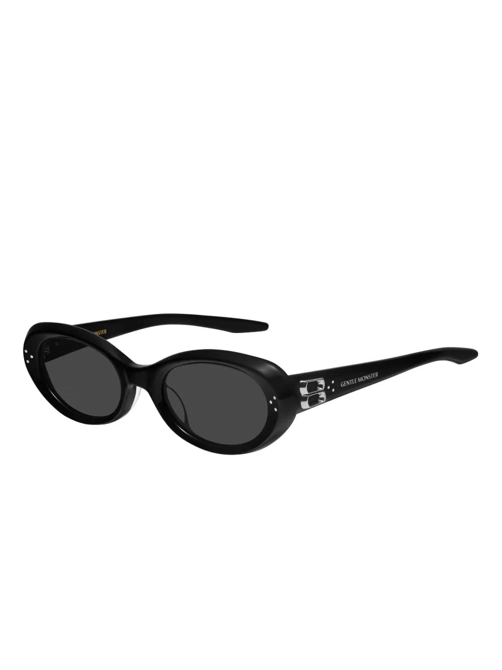 Cocoa oval-frame sunglasses