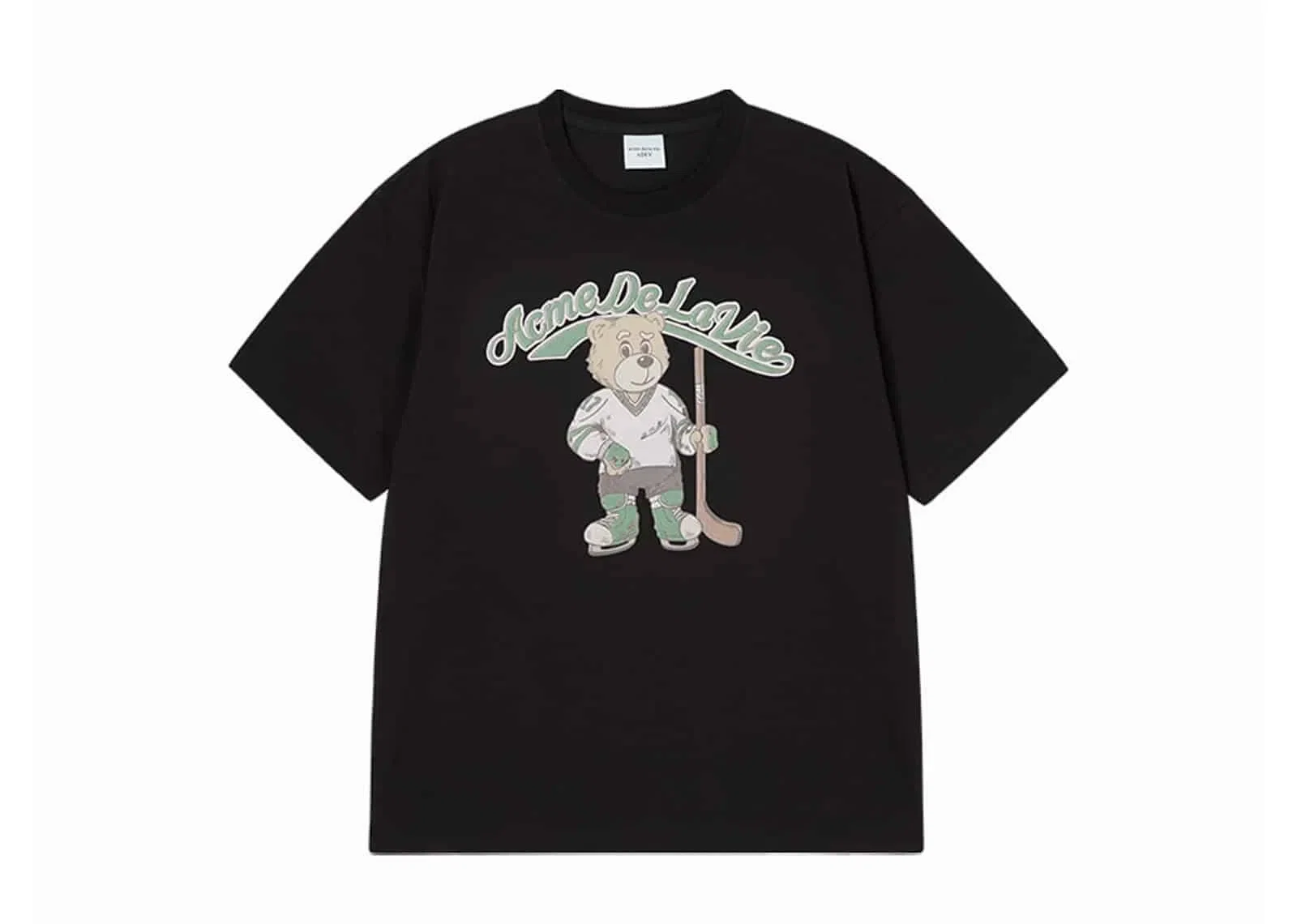 ACME DE LA VIE (ADLV) ADLV Vintage Mascot AC Bear Short Sleeve Tee Black