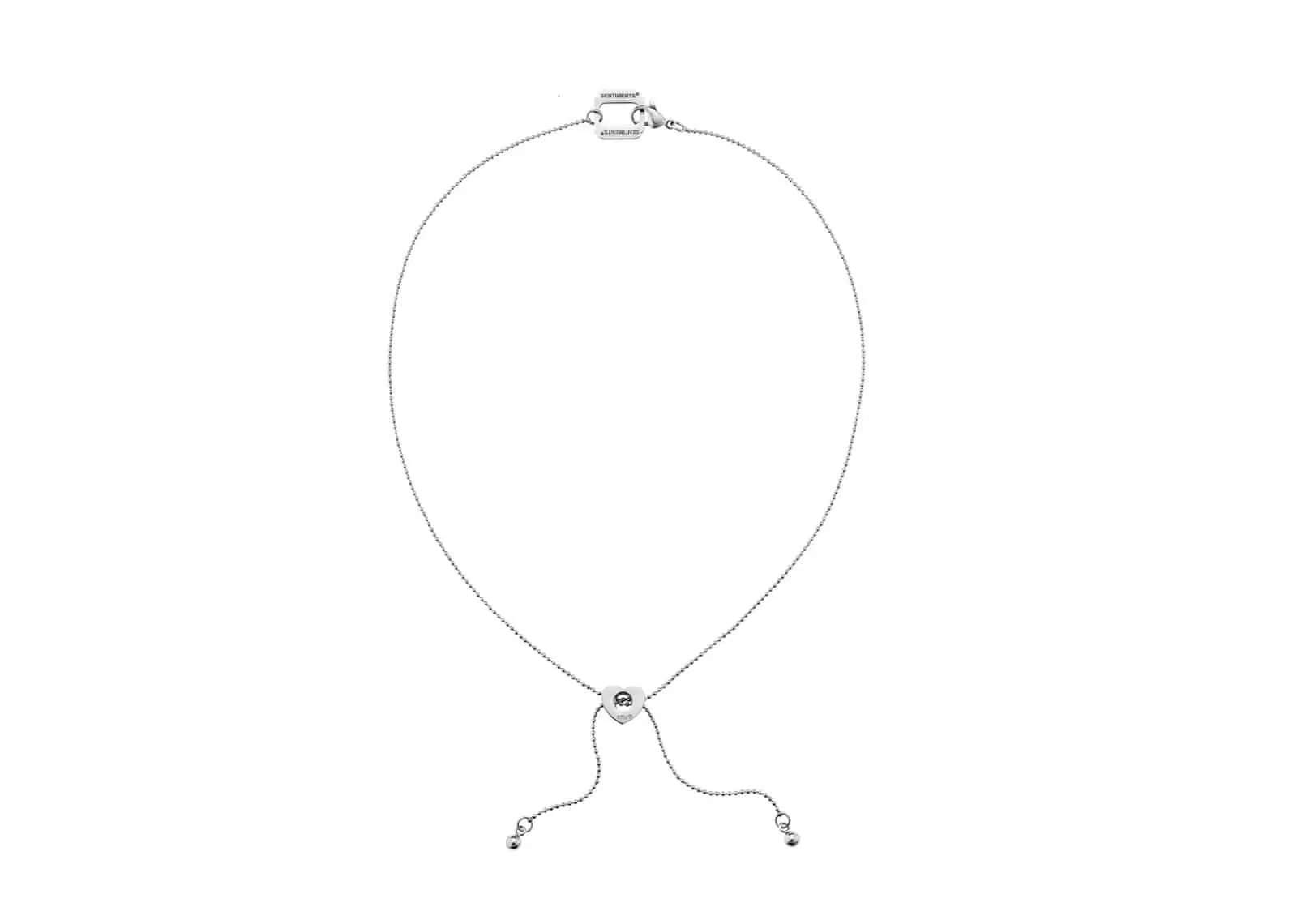 Sentiments Necklace Silver No.644
