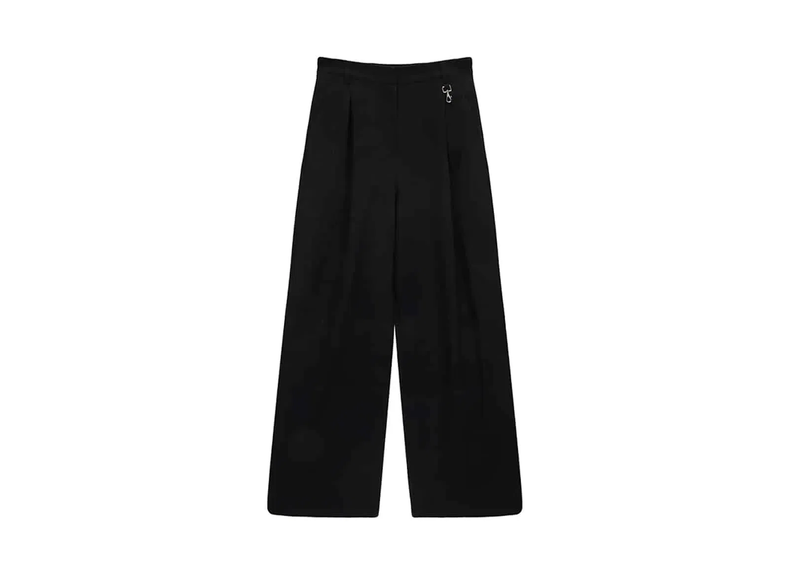 Matin Kim Tuck Pocket Point Wide Pants Black PT052