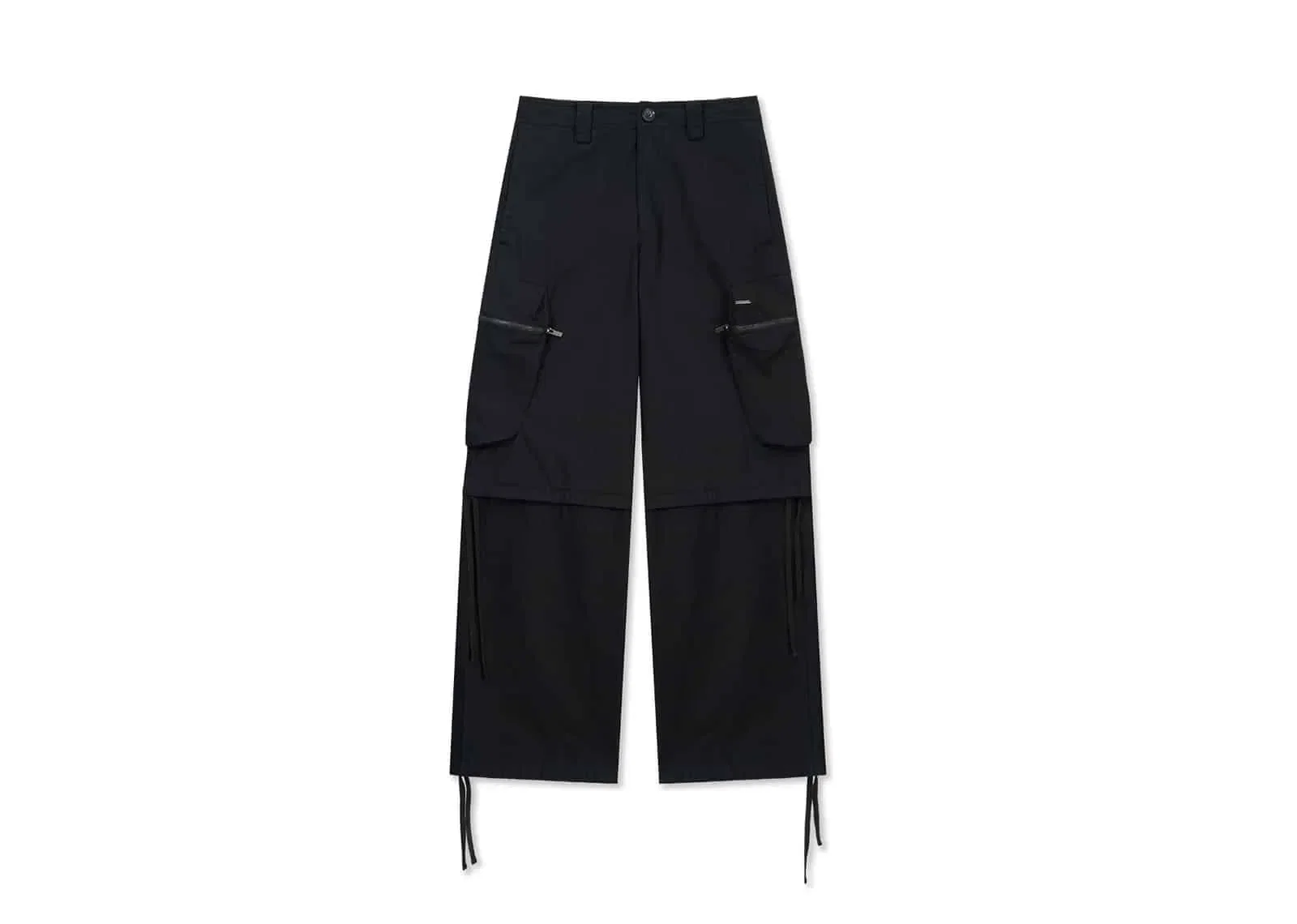 Matin Kim Detachable Cargo Pants Black PT002