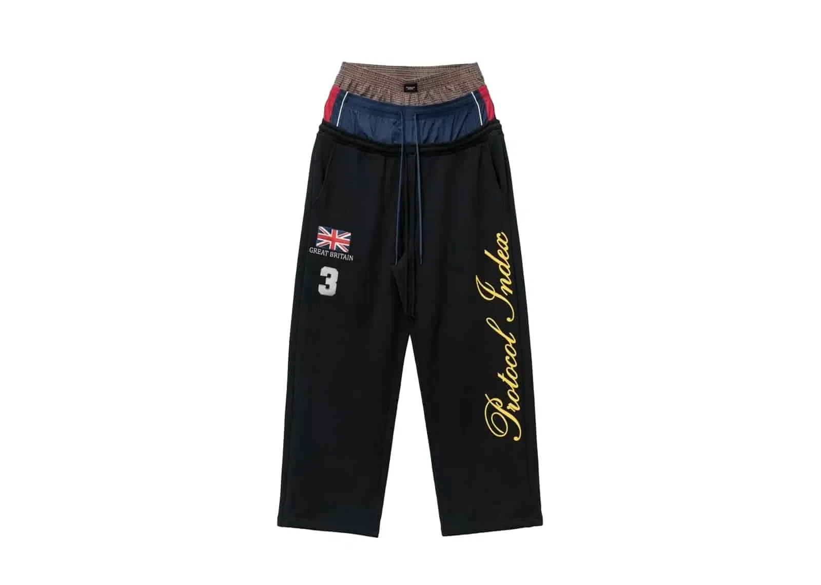 Protocol Index 3 Layered Sweat Pants Black