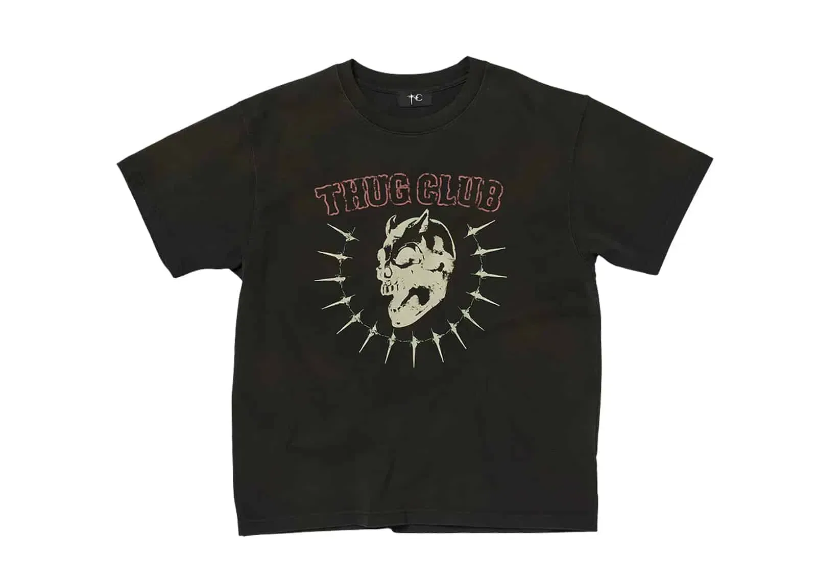 Thug Club Vintage Riding Skull Tee Black