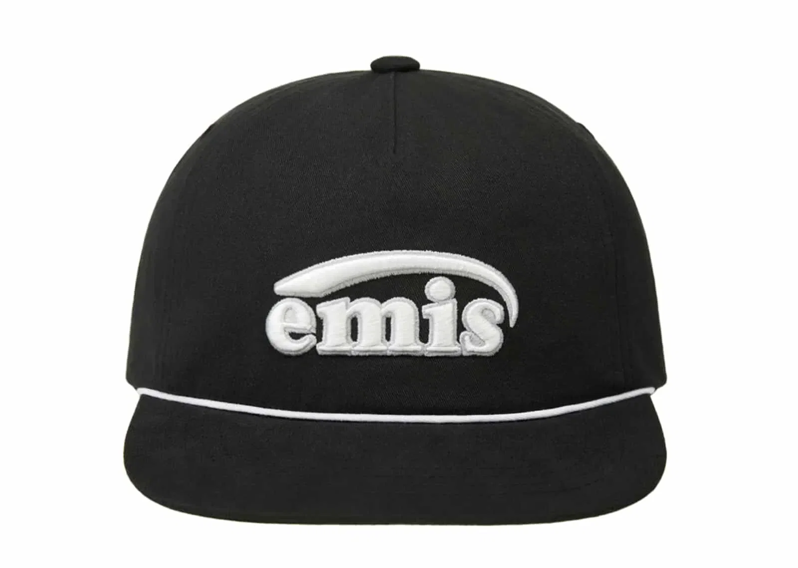 Emis New Logo Cotton Trucker Hat Black