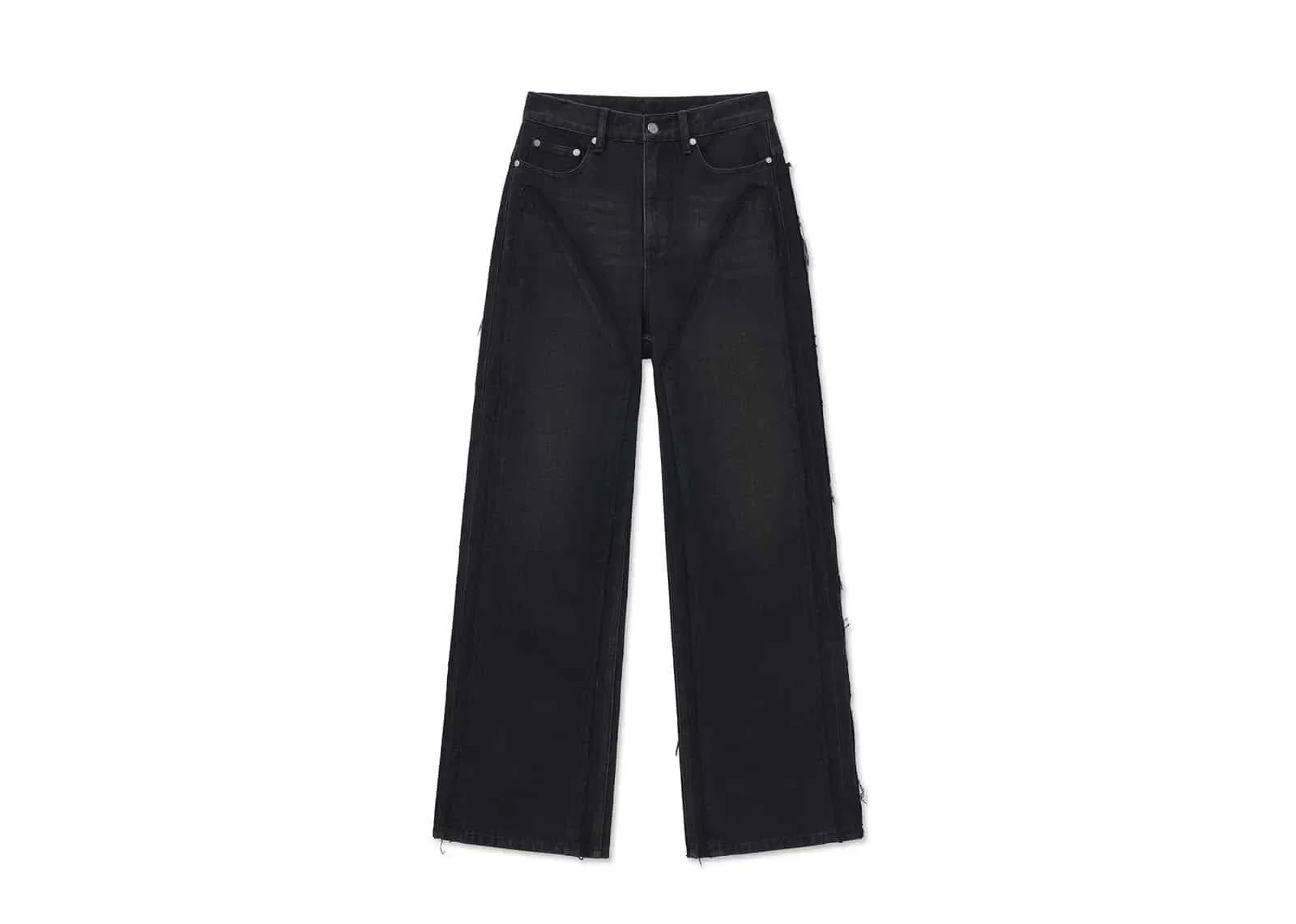 Matin Kim Western Straight-Fit Denim Pants Black DN040