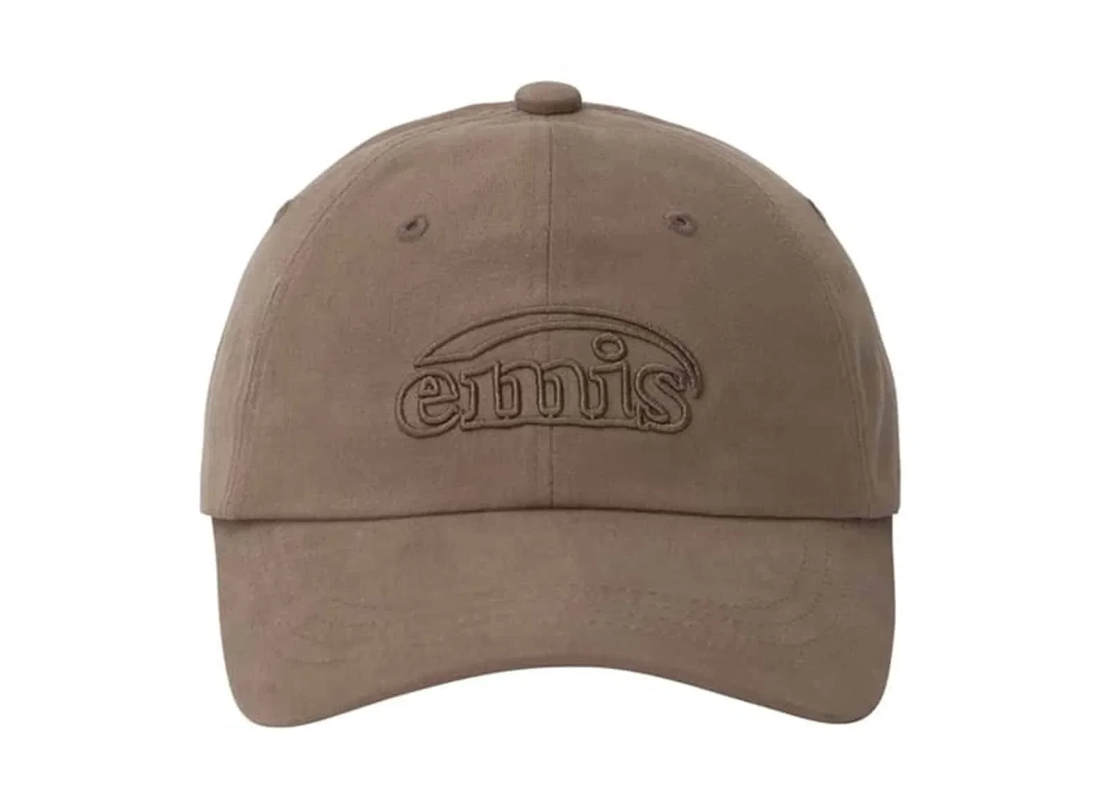 Emis Cotton Burshed Ball Cap Brown