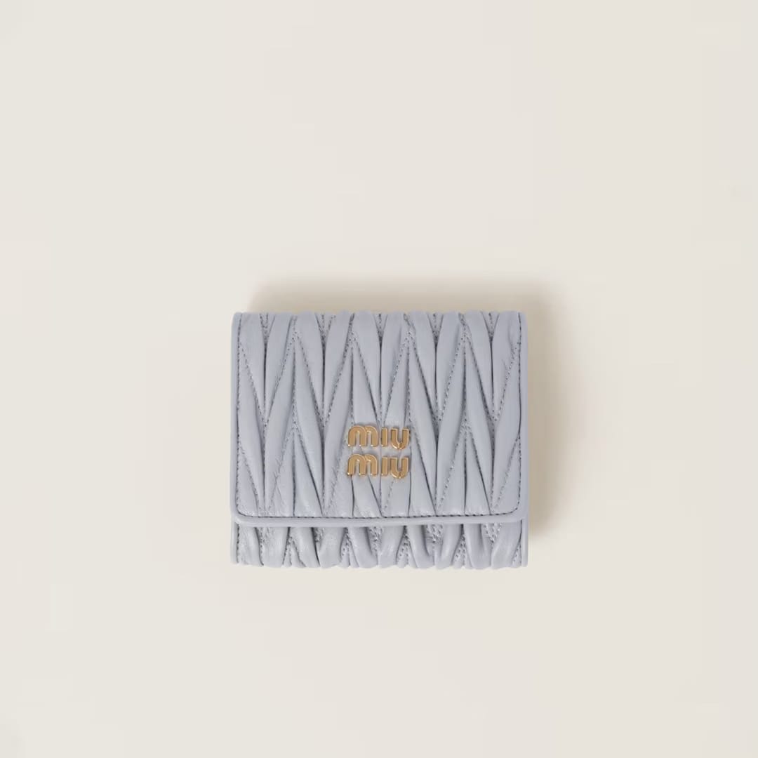 Miu Miu MIUMIU MATELASSE NAPPA LEATHER WALLET
