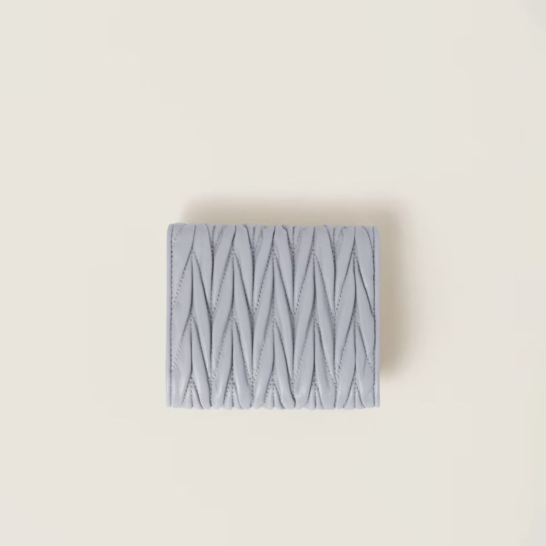 Miu Miu MIUMIU MATELASSE NAPPA LEATHER WALLET