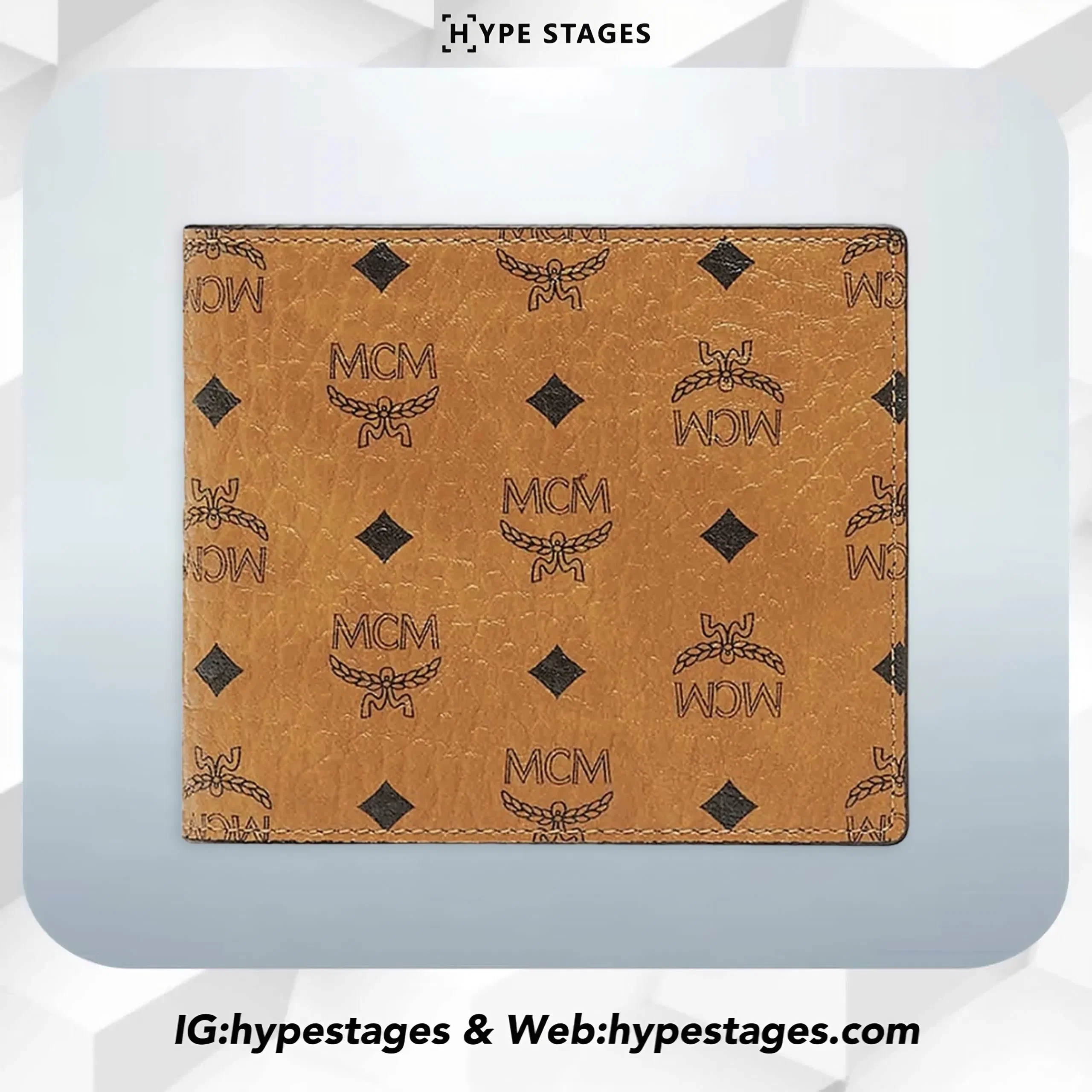 MCM MONOGRAM PRINT WALLET