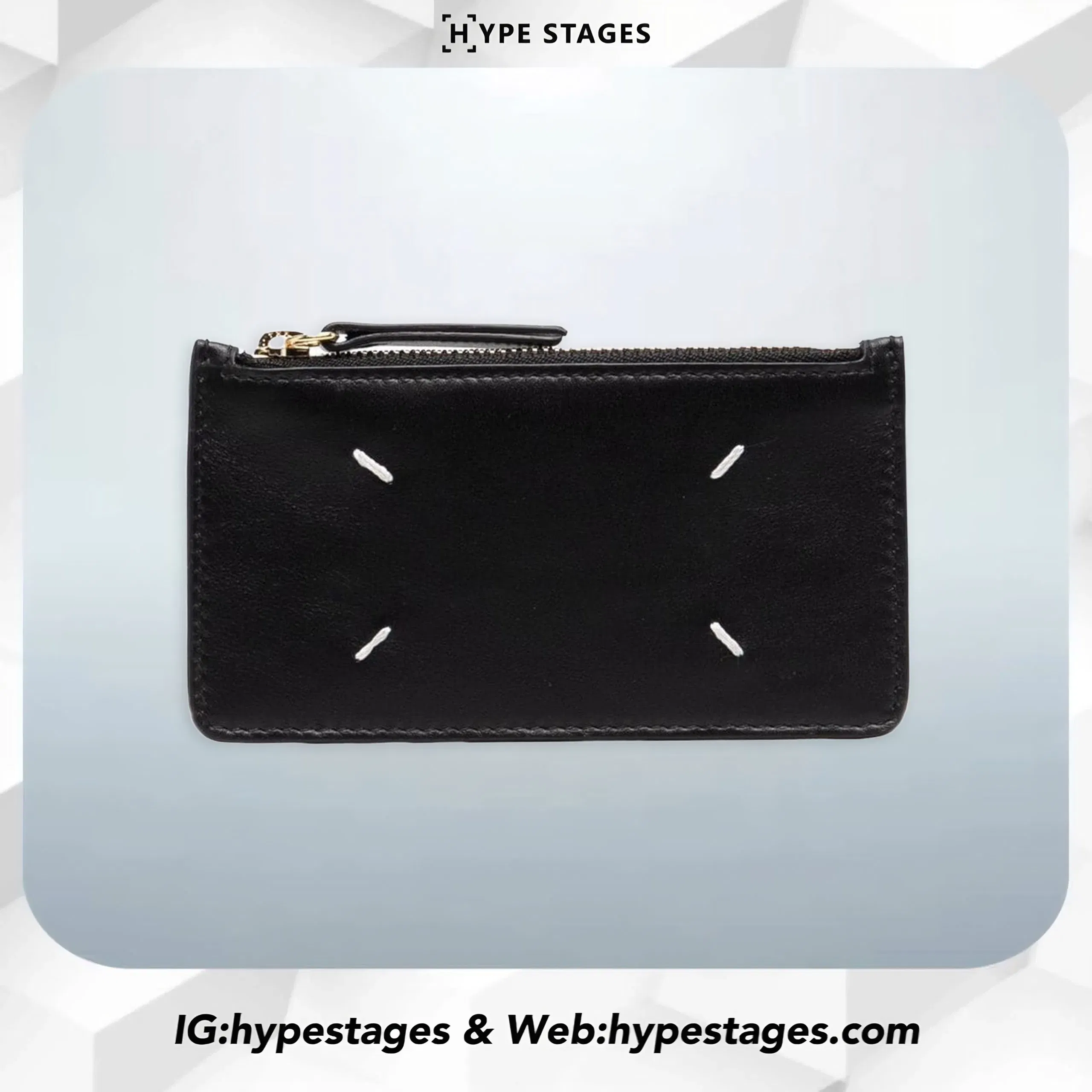 MAISON MARGIELA FOUR STITCH LOGO WALLET