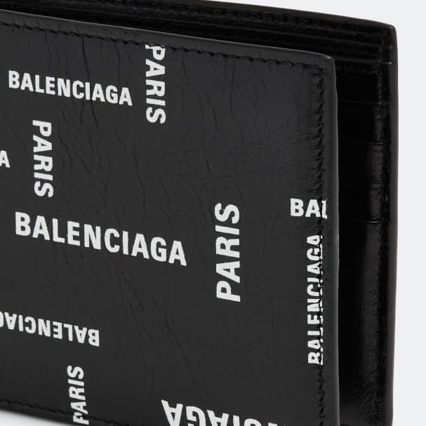 BALENCIAGA LOGO BIFOLDED WALLET
