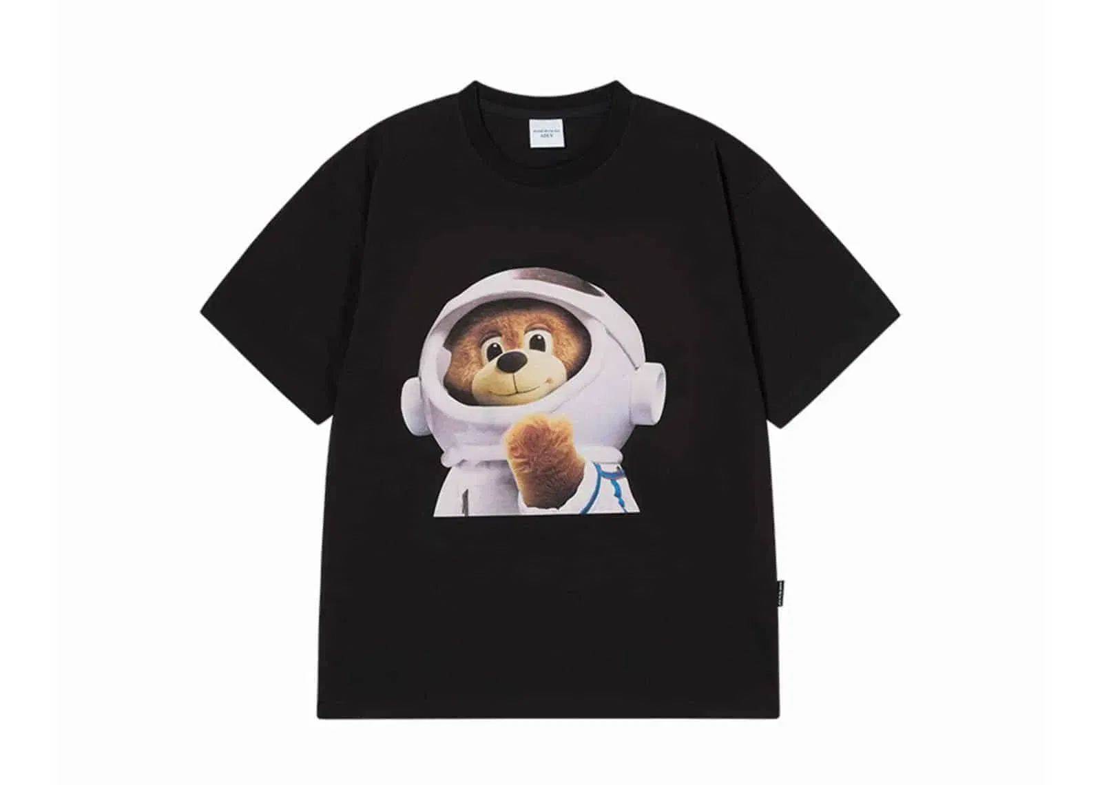 ACME DE LA VIE (ADLV) ADLV AC Bear Baby Face Astronaut Tee Black