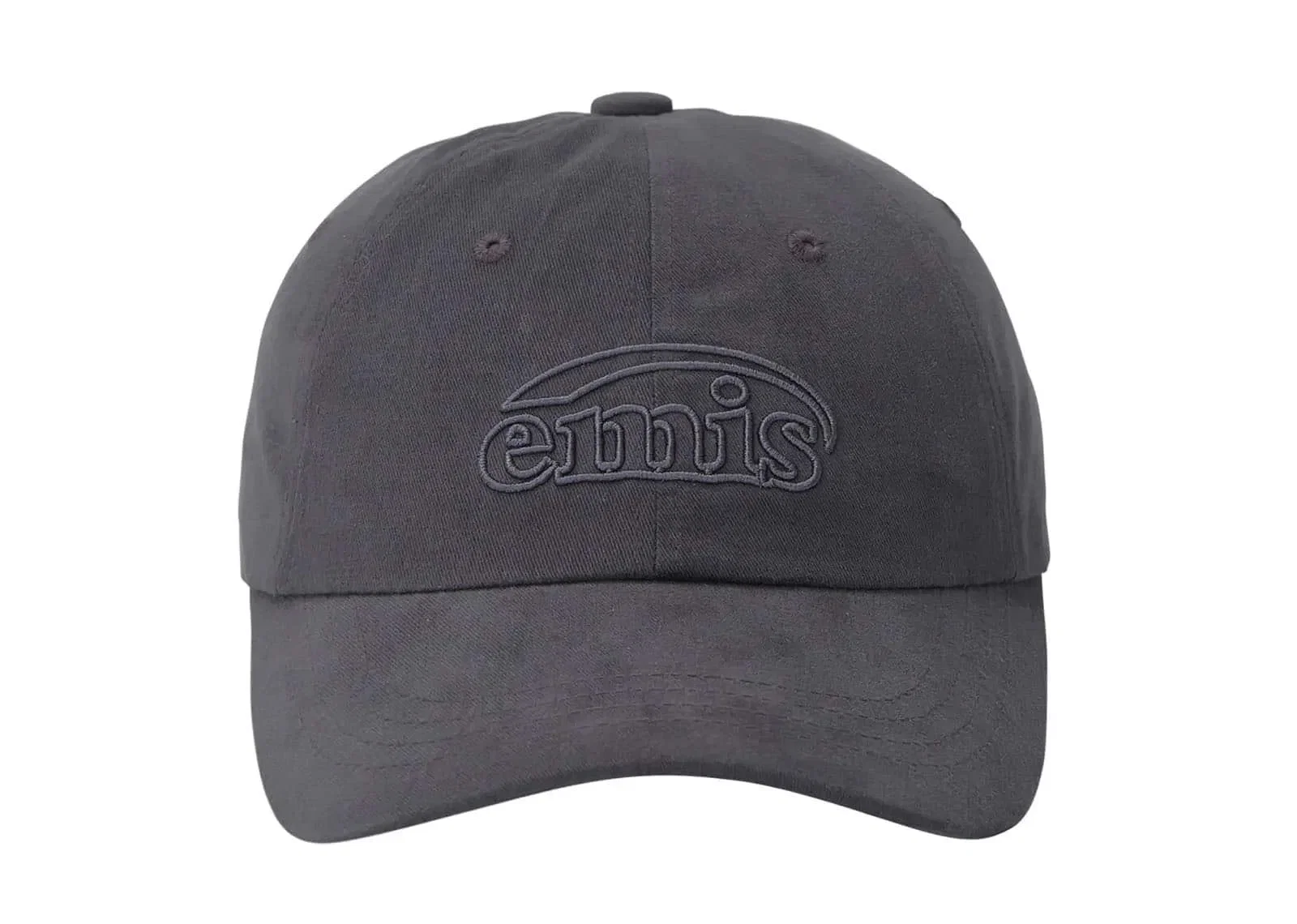 Emis Cotton Brushed Ball Cap Charcoal