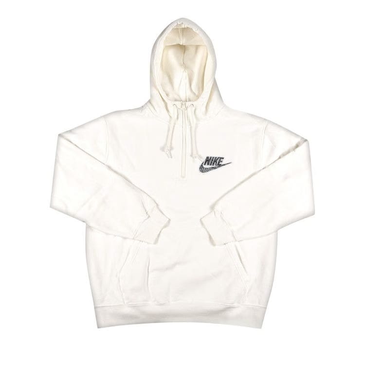 Supreme x Nike Half Zip Hoodie White