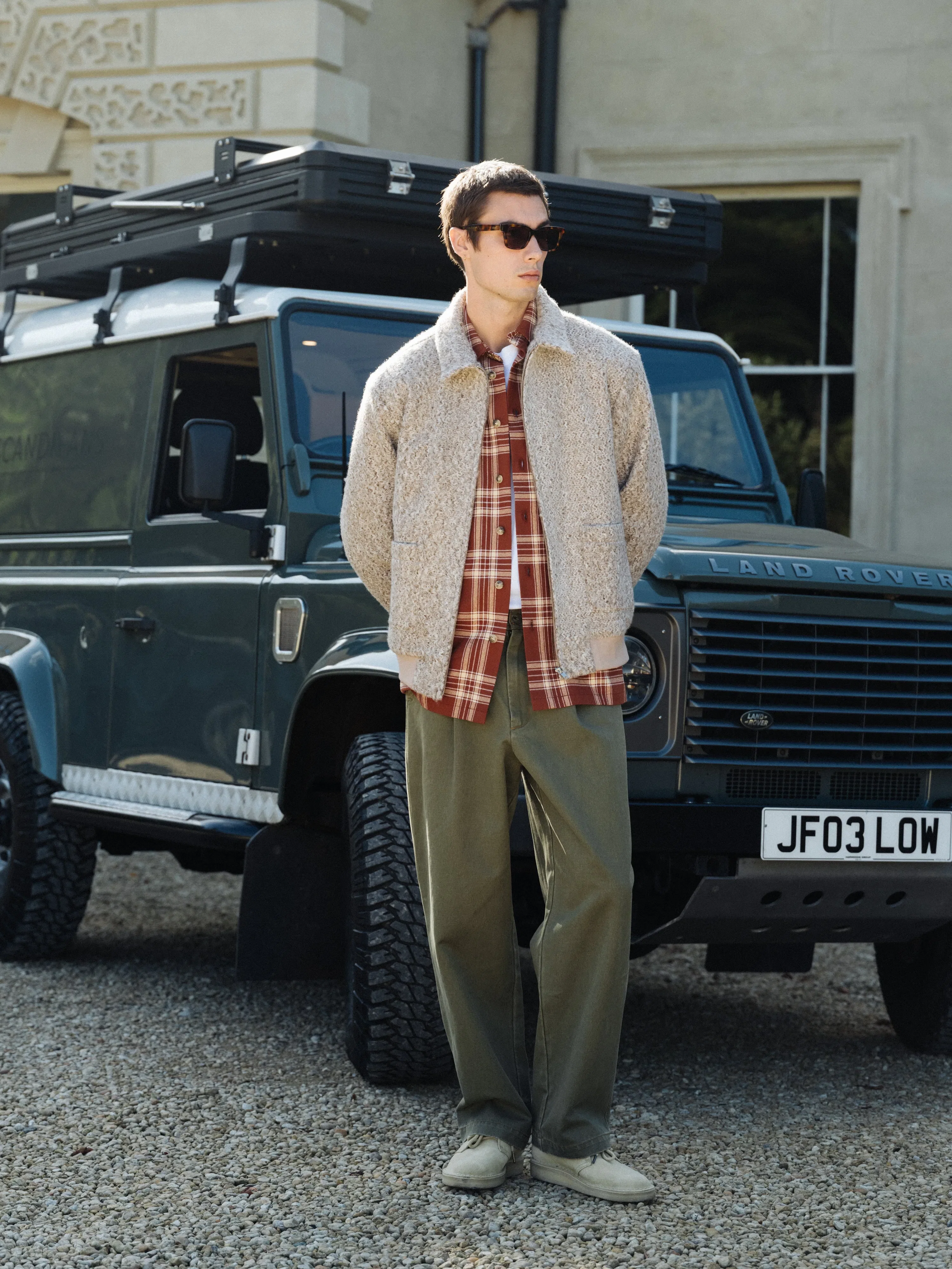 bound Heavy Canvas Workwear Trouser - Army