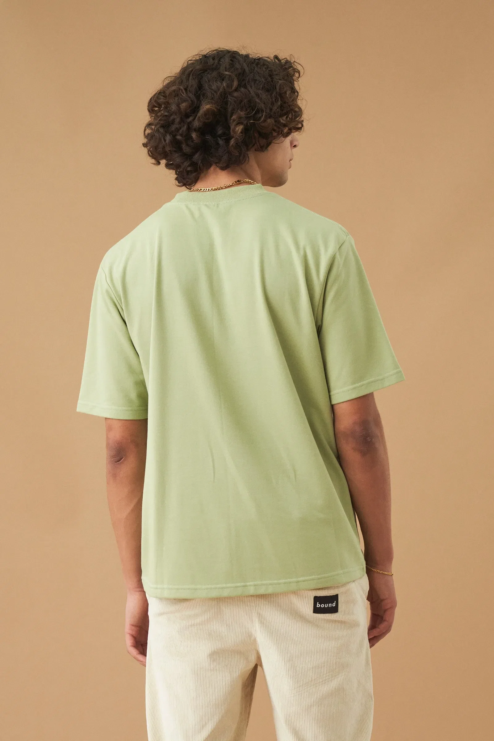 bound Pistachio Script Tee