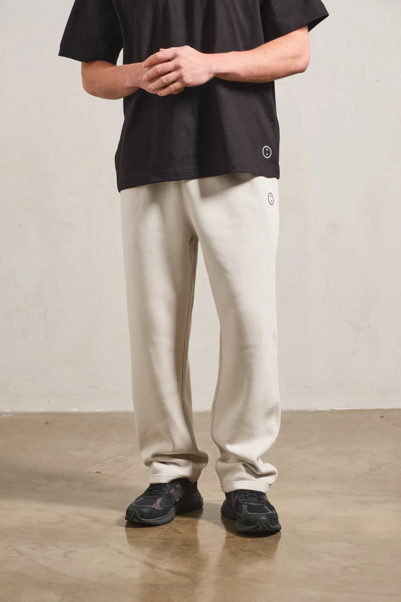 UN:IK Essentials Essentials Cuffless Joggers - Bone