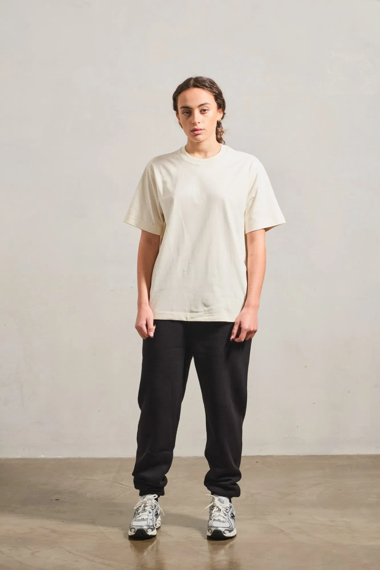 UN:IK Essentials Essentials Boxy Tee - Ecru