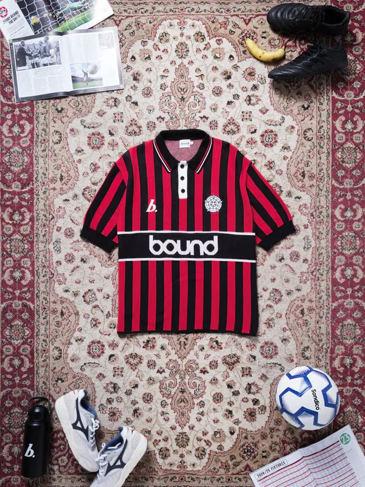 bound Lancs Knit Football Shirt