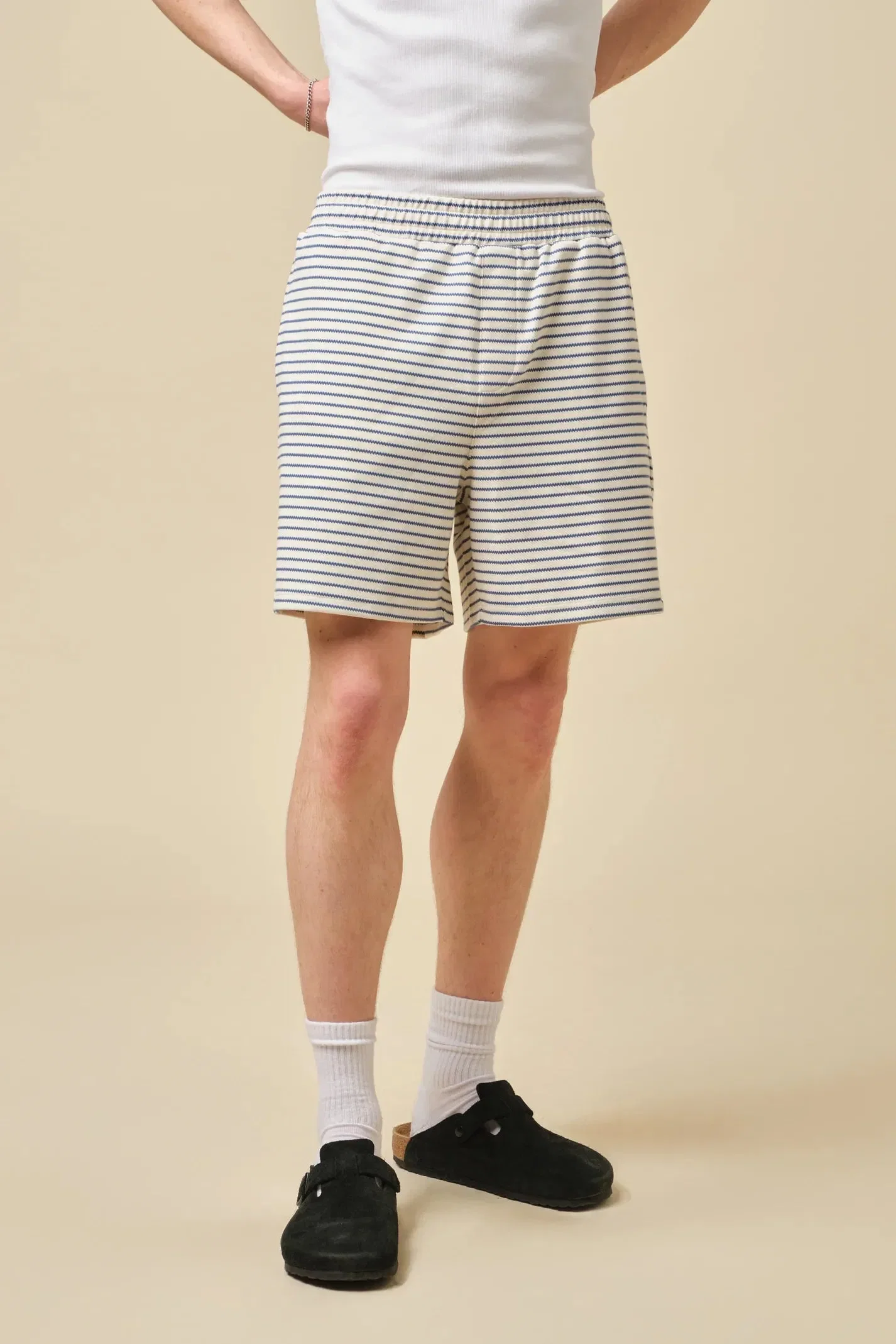 bound Stripe Jacquard Ocean Shorts