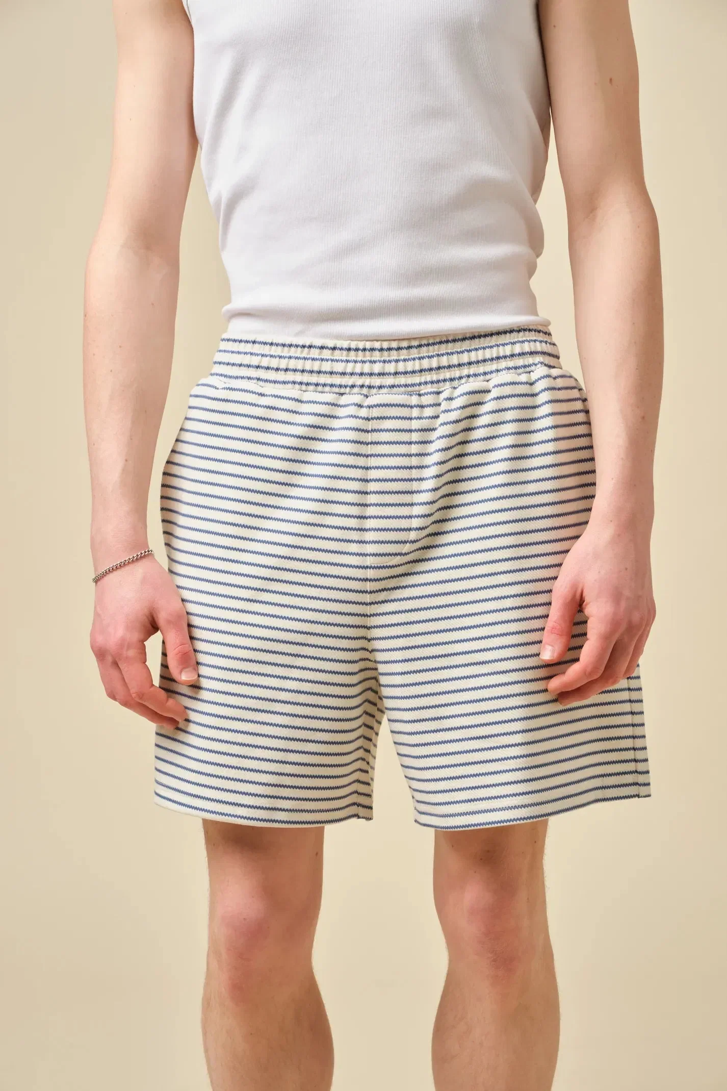 bound Stripe Jacquard Ocean Shorts