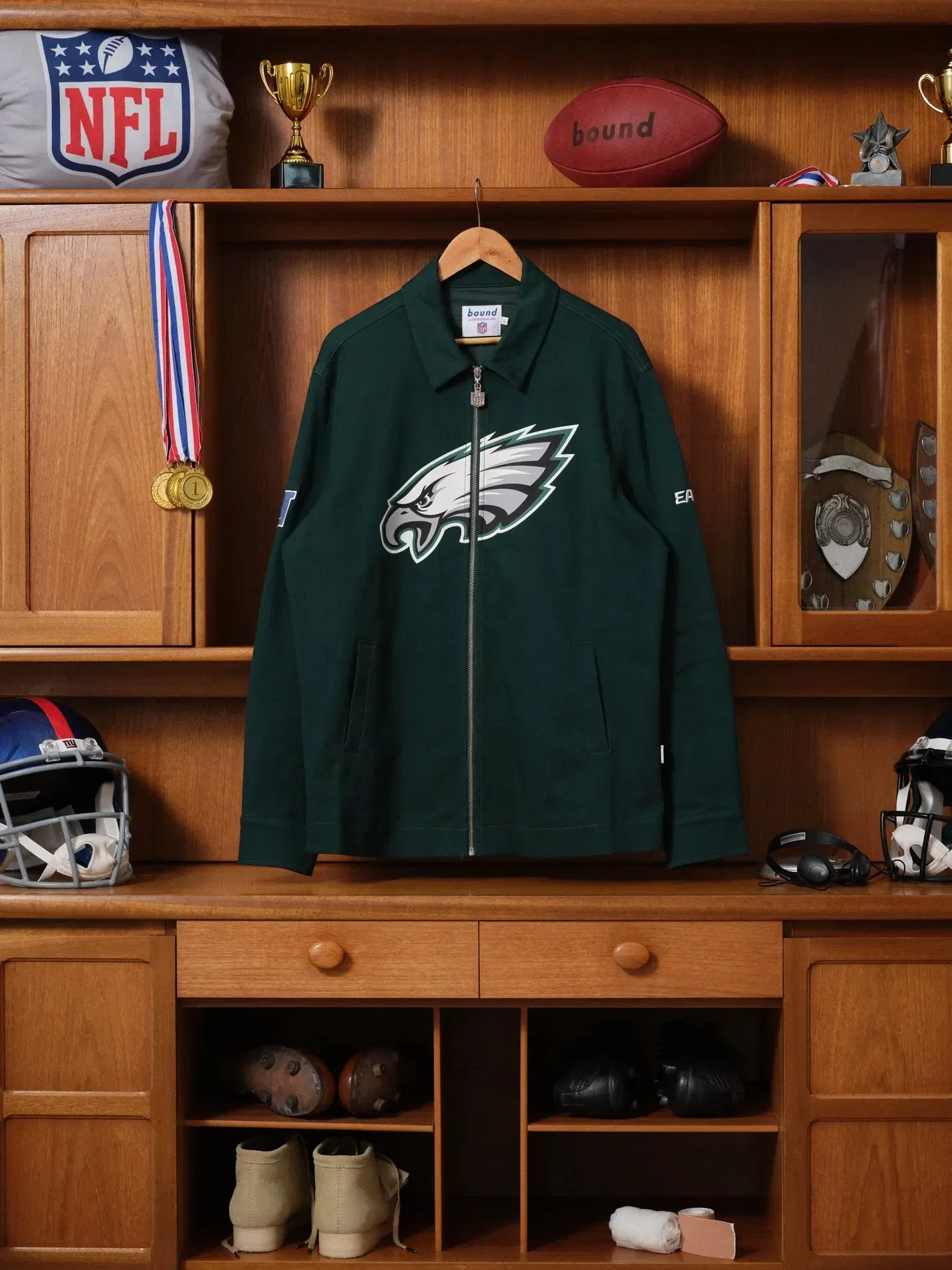 bound x NFL Eagles Canvas Chore Jacket
