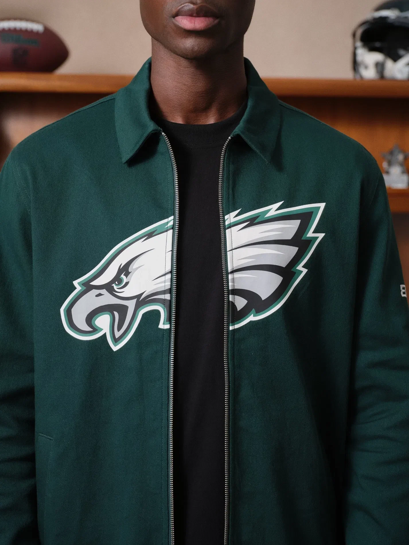 bound x NFL Eagles Canvas Chore Jacket
