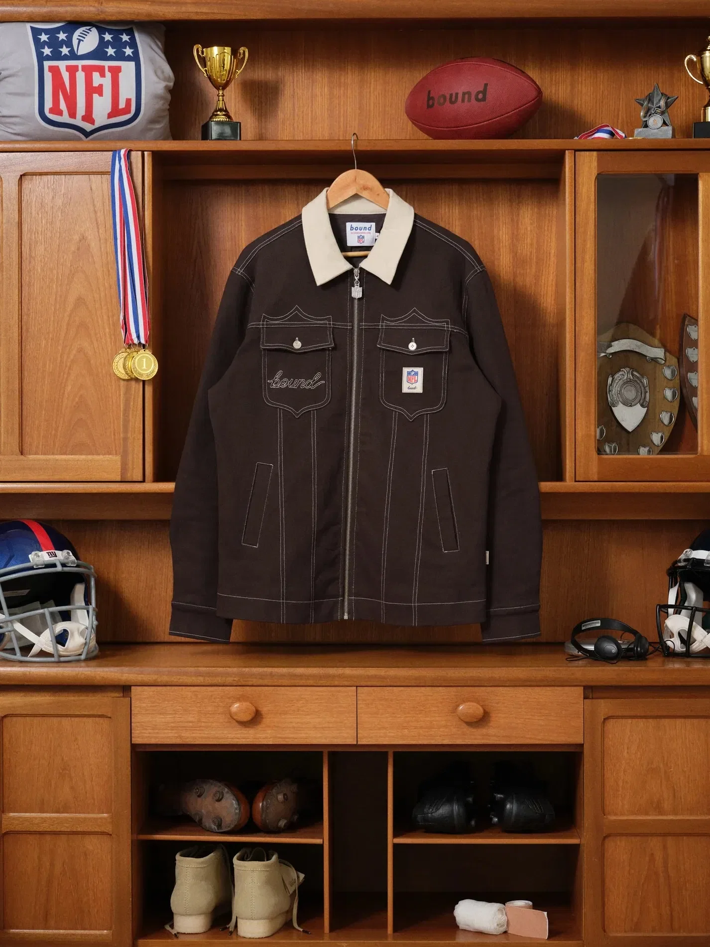 bound x NFL Vintage Canvas Chore Jacket
