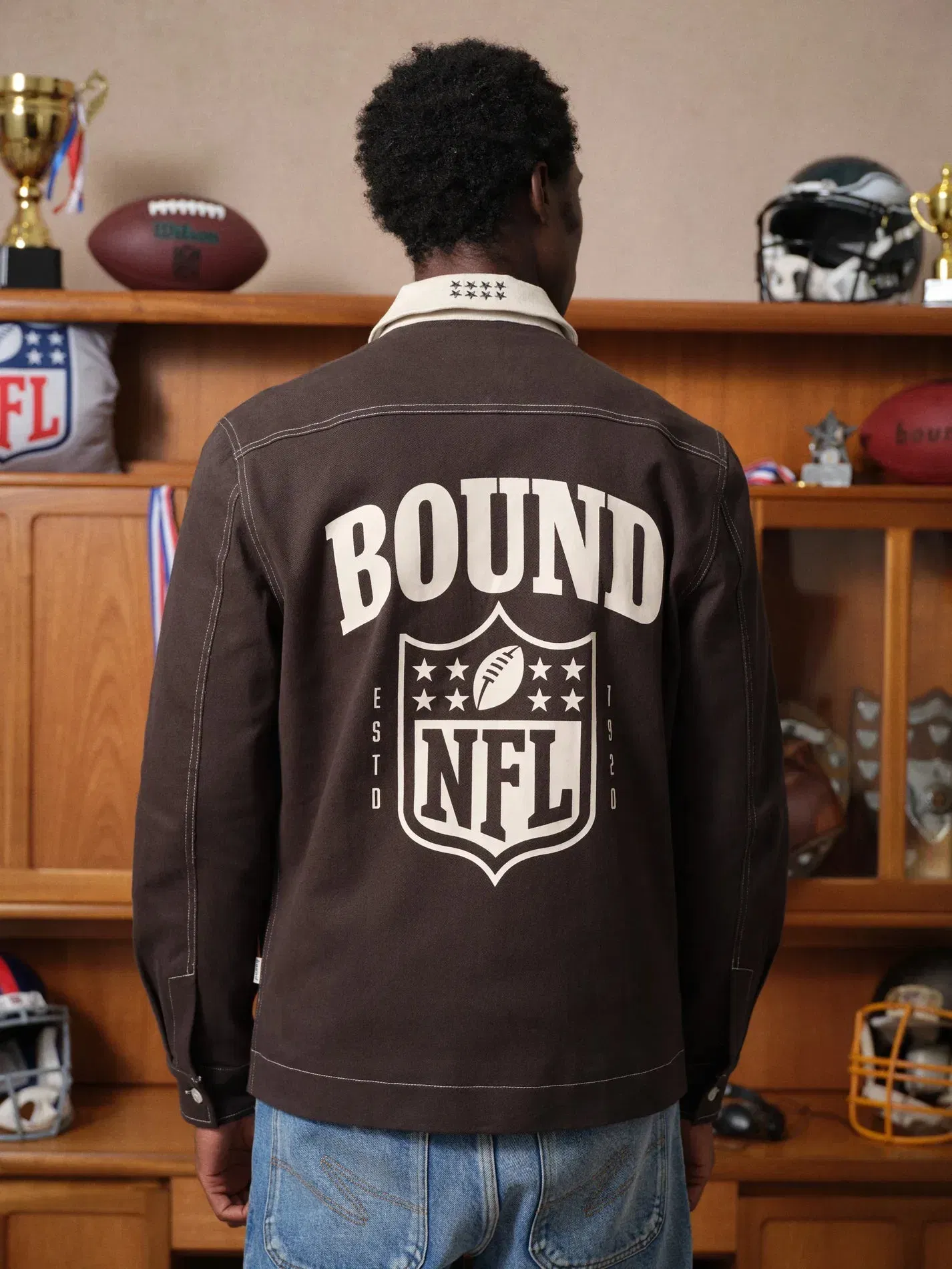 bound x NFL Vintage Canvas Chore Jacket