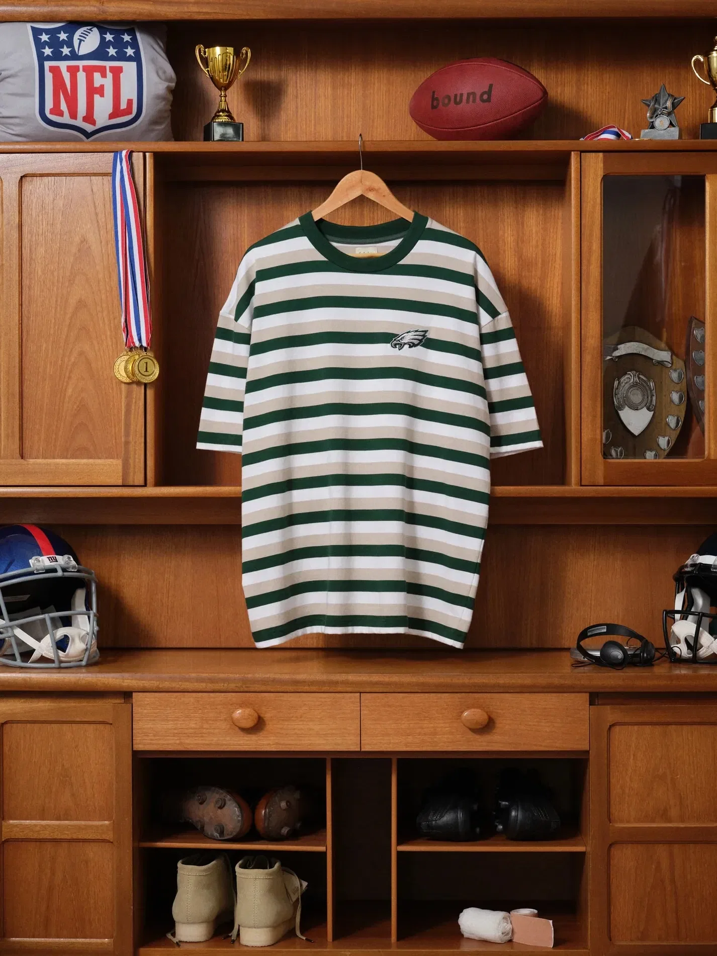 bound x NFL Eagles Stripe Tee