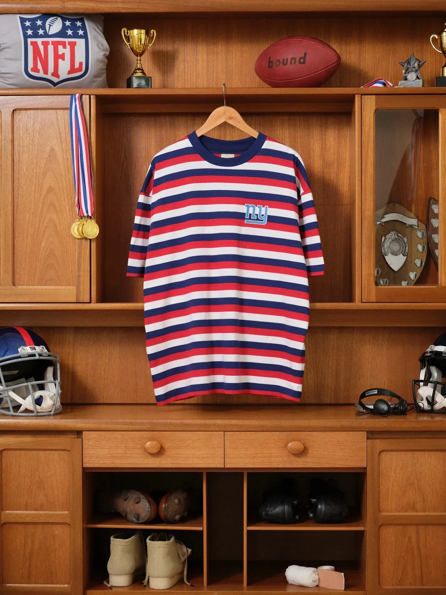 bound x NFL Giants Stripe Tee