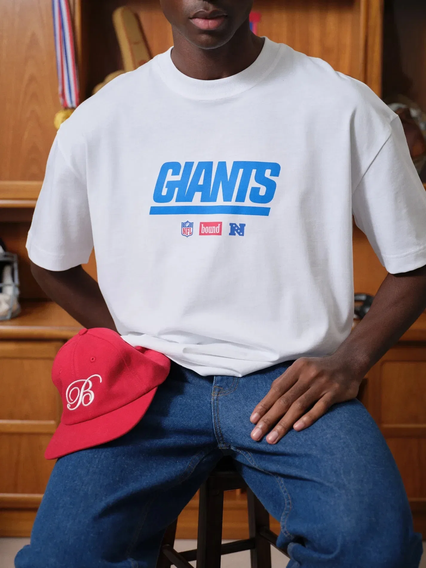 bound x NFL Giants Tee - White
