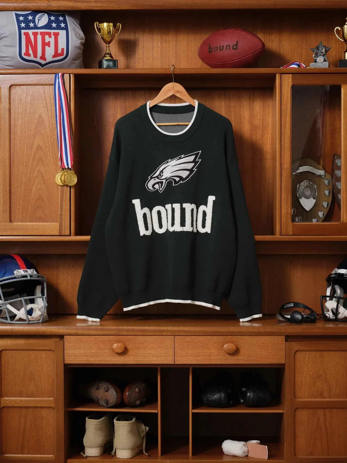 bound x NFL Eagles Knitwear Sweater - Green