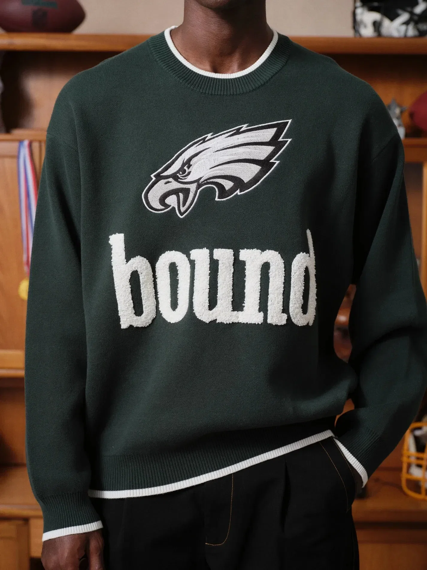bound x NFL Eagles Knitwear Sweater - Green